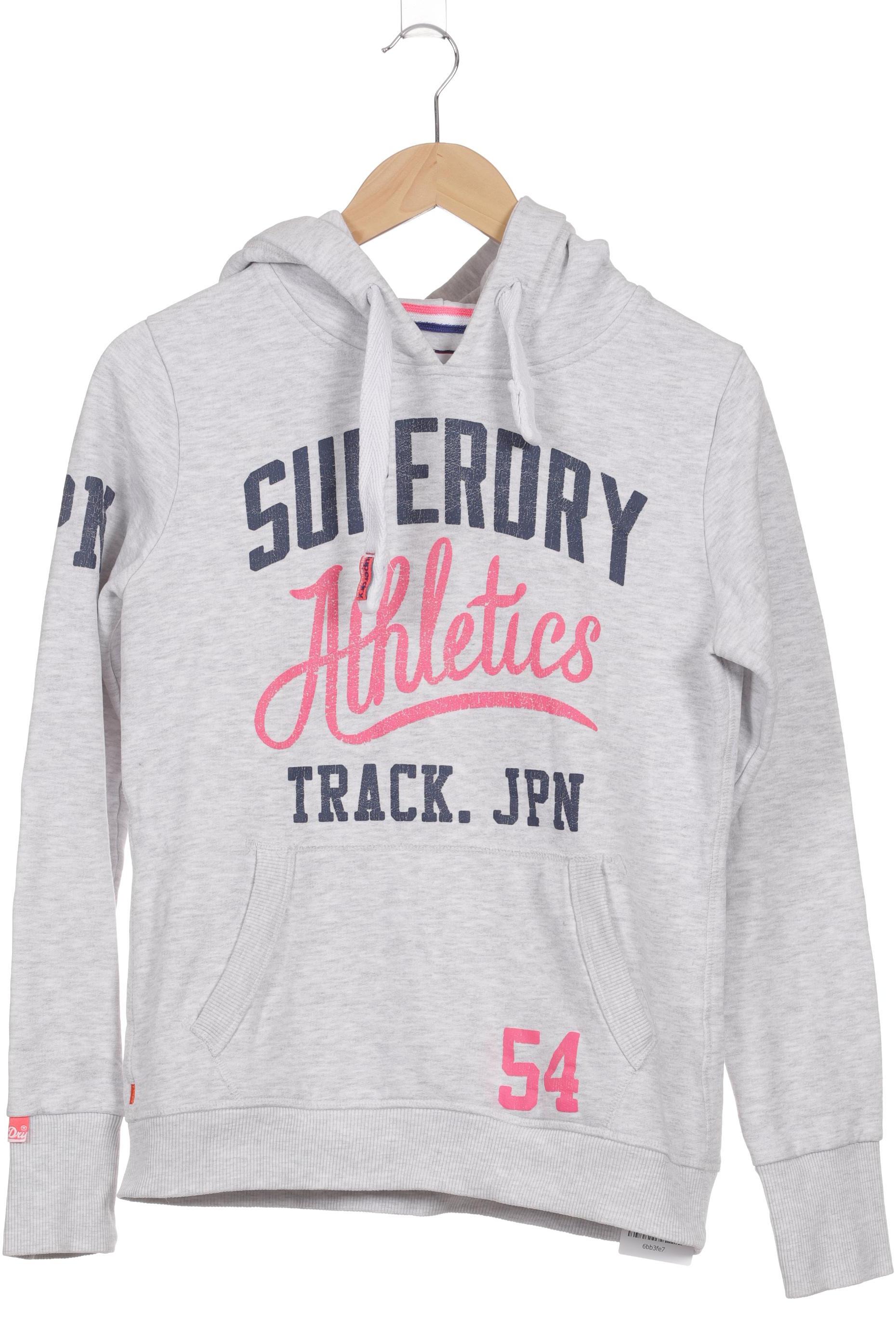 

Superdry Damen Kapuzenpullover, grau, Gr.