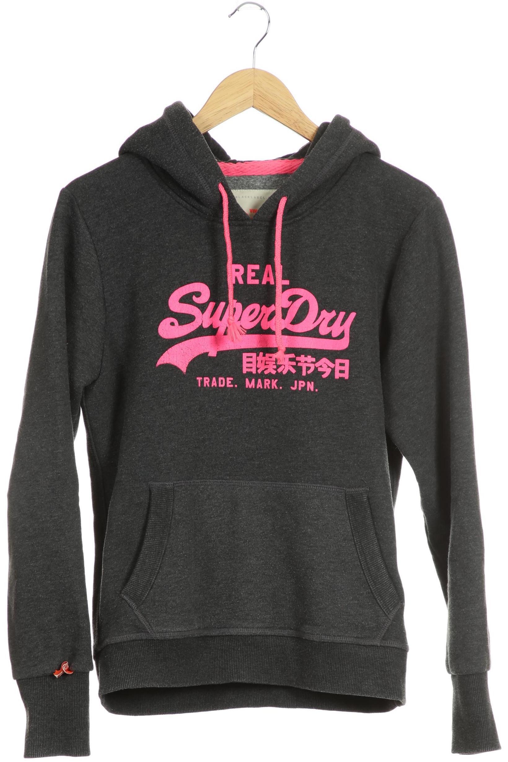 

Superdry Damen Kapuzenpullover, grau, Gr.