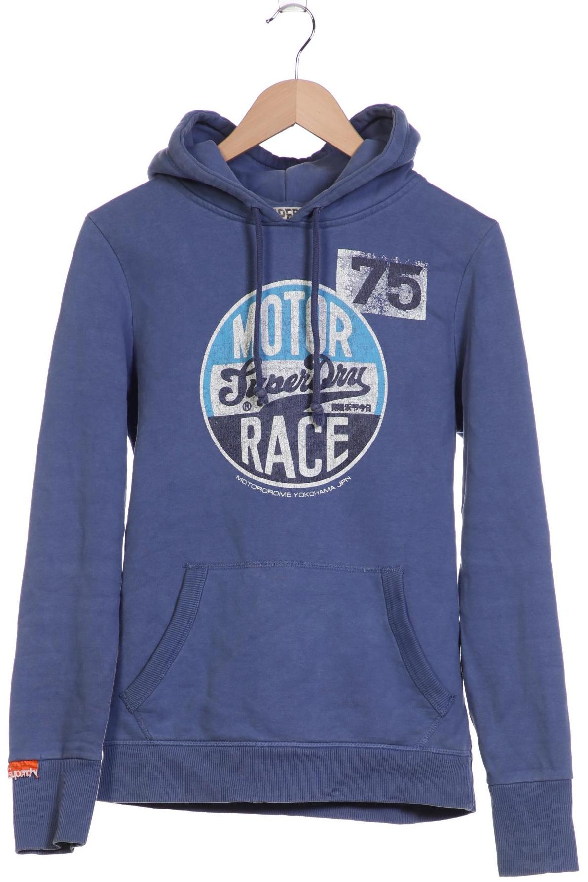 

Superdry Damen Kapuzenpullover, blau, Gr. 38