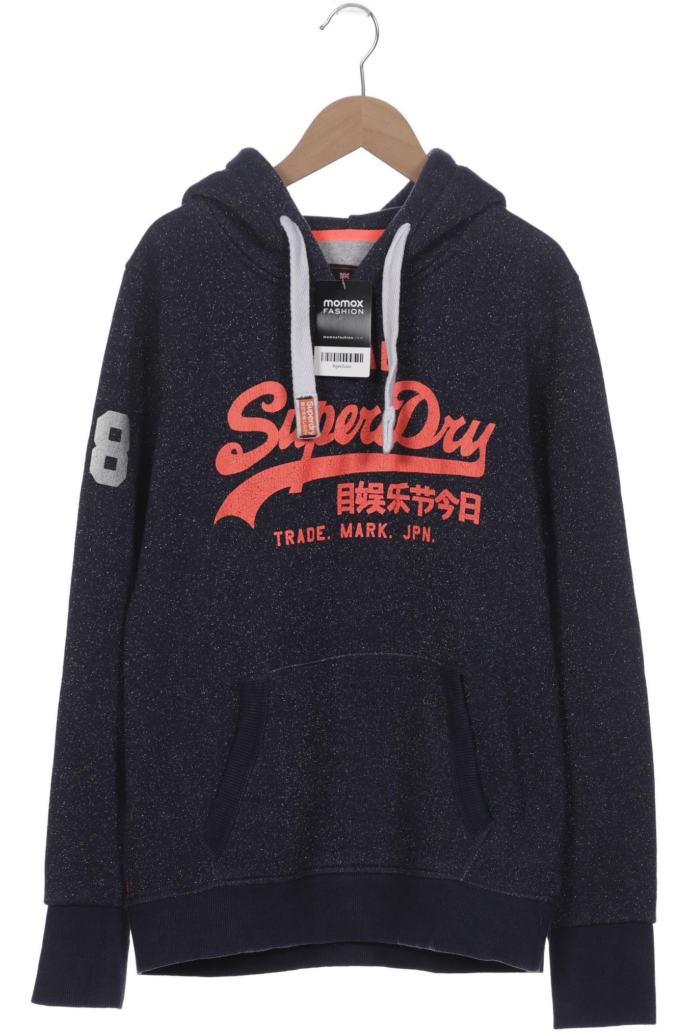 

Superdry Damen Kapuzenpullover, blau, Gr. 42