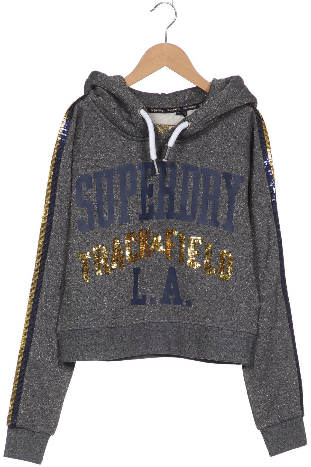 

Superdry Damen Kapuzenpullover, grau, Gr. 40