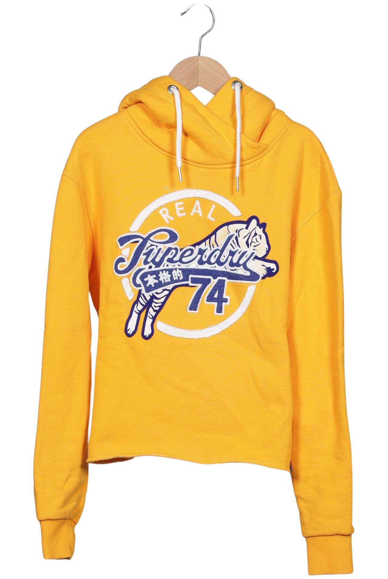 

Superdry Damen Kapuzenpullover, gelb, Gr. 34