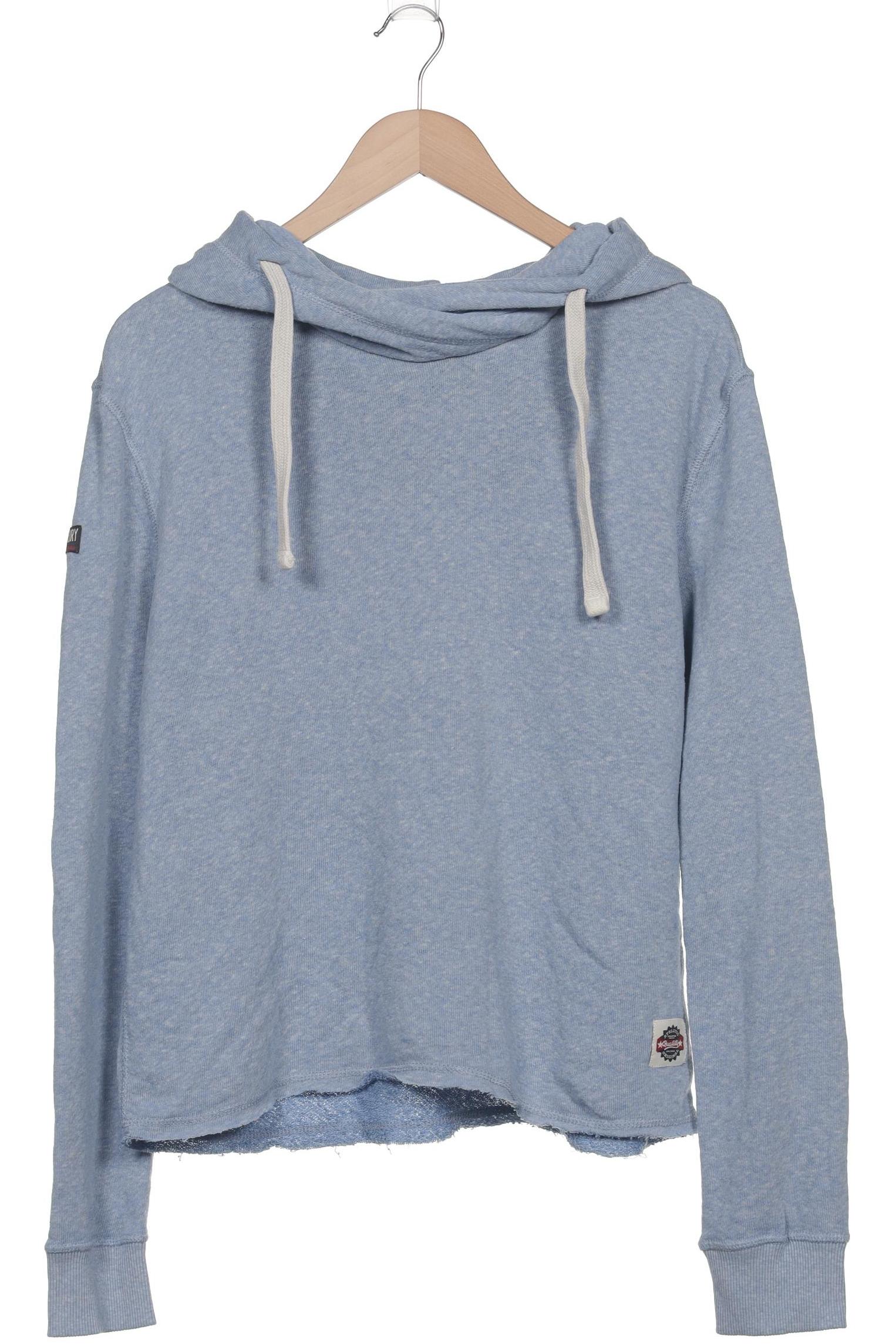 

Superdry Damen Kapuzenpullover, blau, Gr. 38