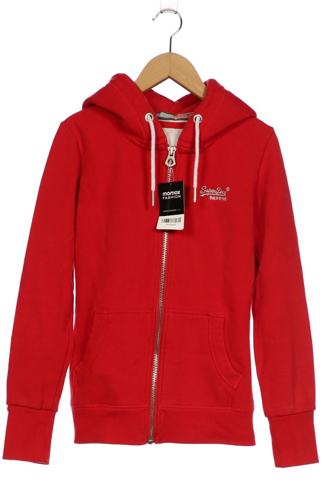 

Superdry Damen Kapuzenpullover, rot, Gr. 38