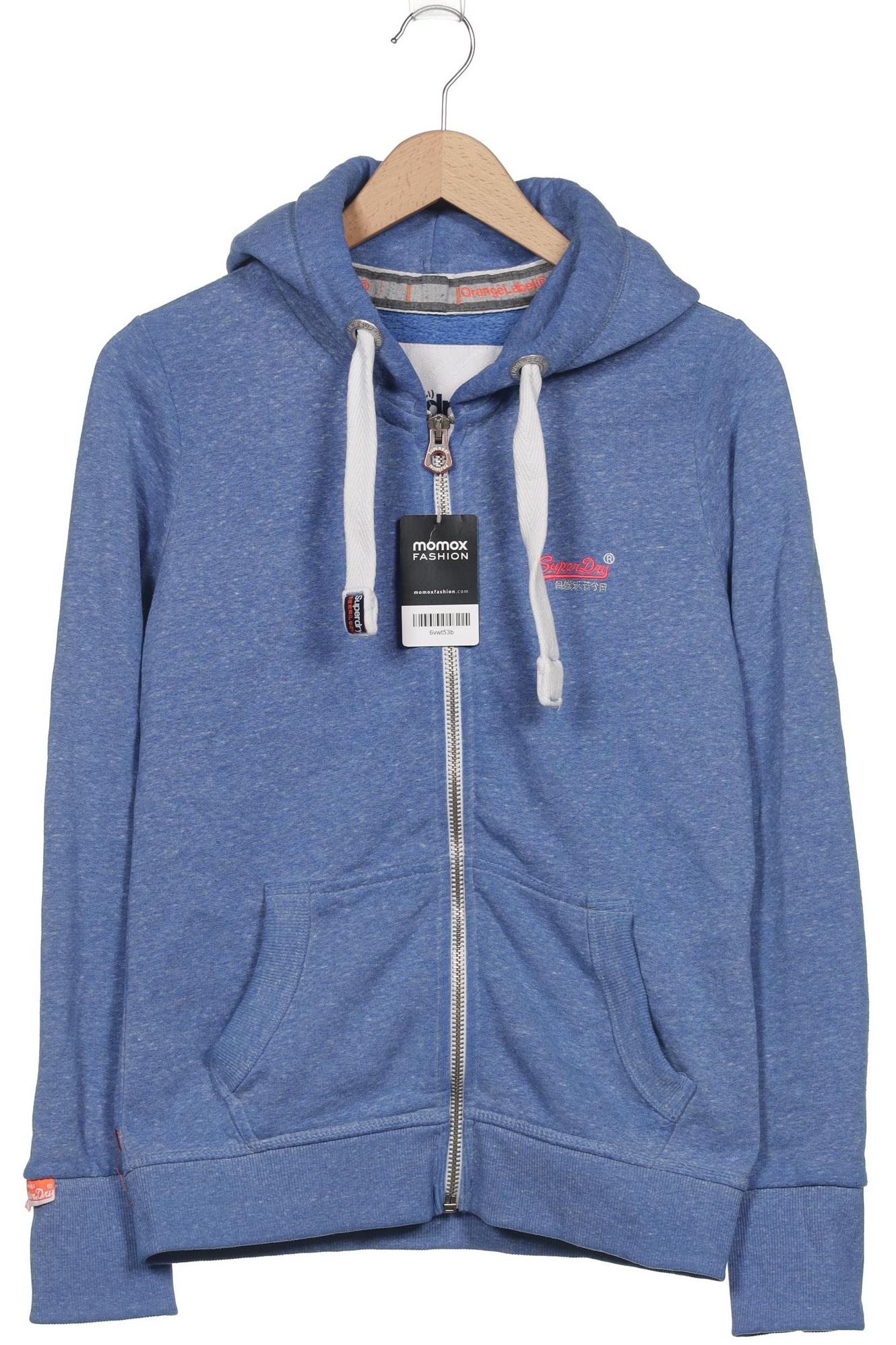 

Superdry Damen Kapuzenpullover, blau, Gr. 38