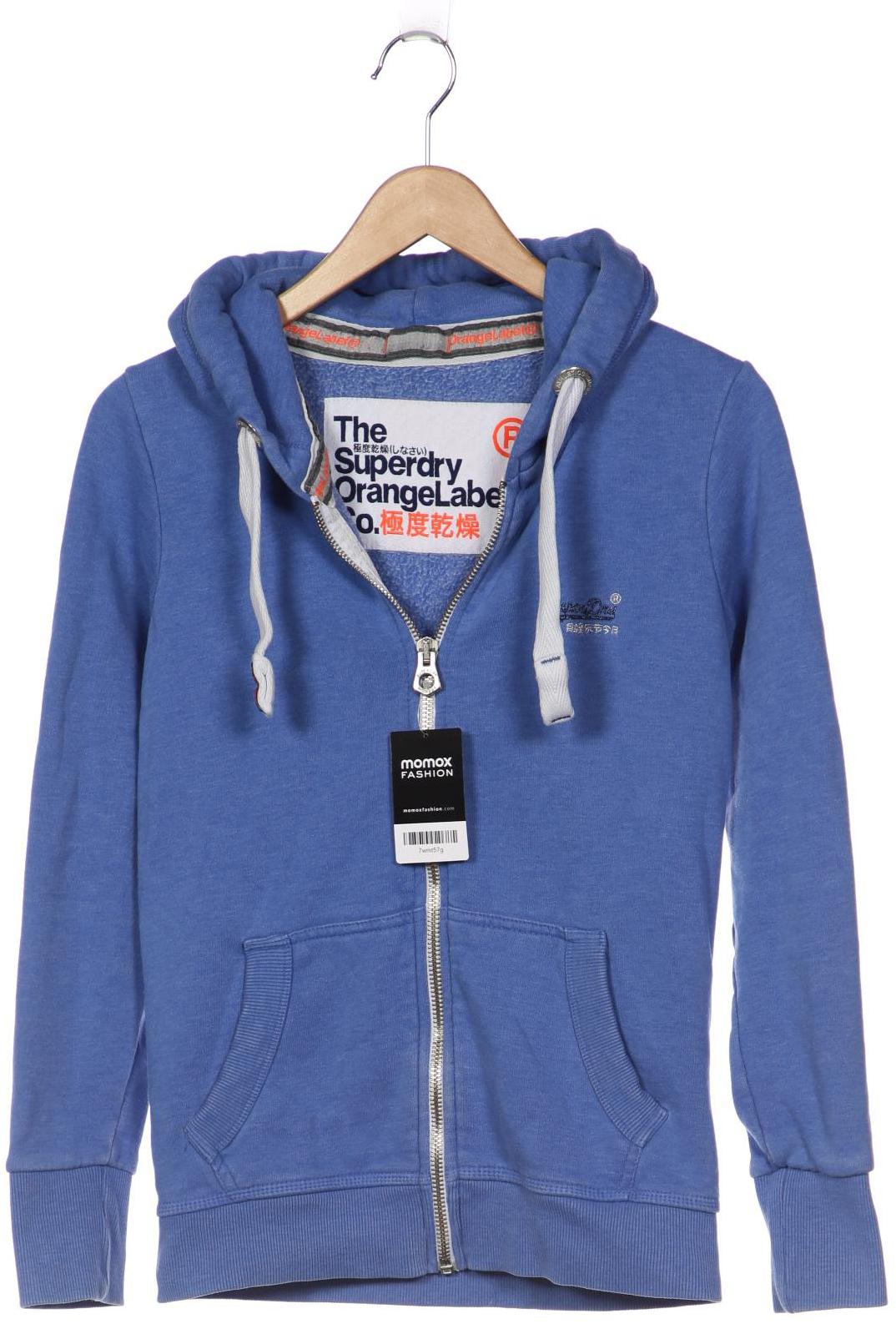 

Superdry Damen Kapuzenpullover, blau, Gr. 38