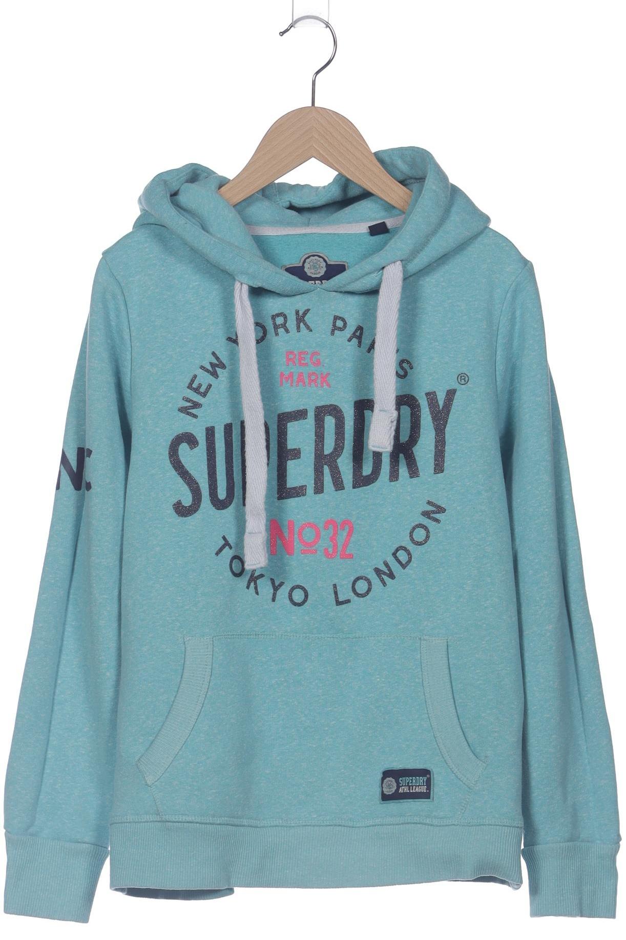 

Superdry Damen Kapuzenpullover, blau, Gr. 42