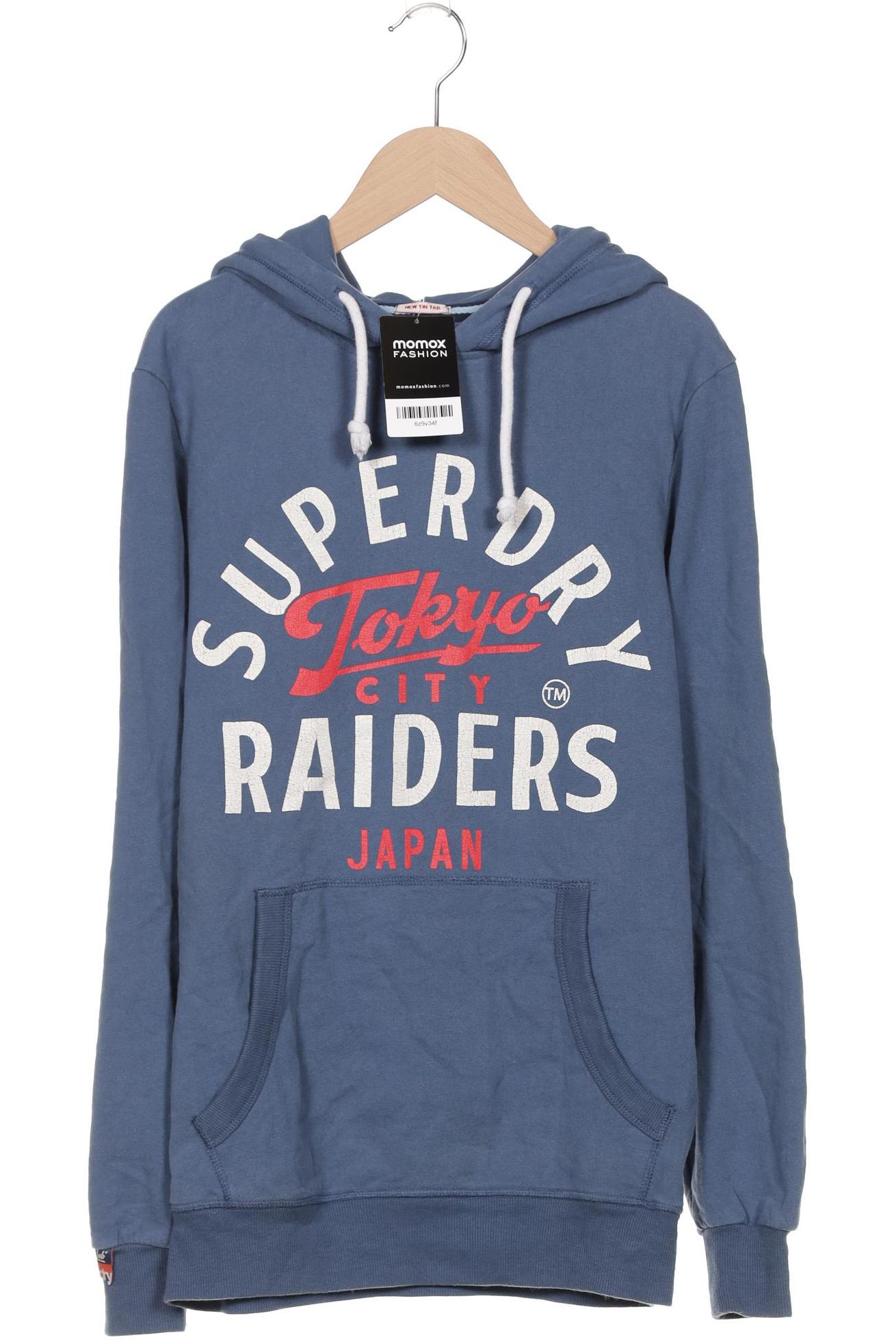 

Superdry Damen Kapuzenpullover, blau, Gr. 36