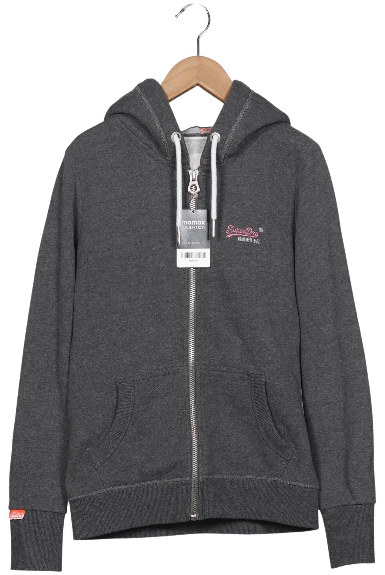 

Superdry Damen Kapuzenpullover, grau, Gr. 38
