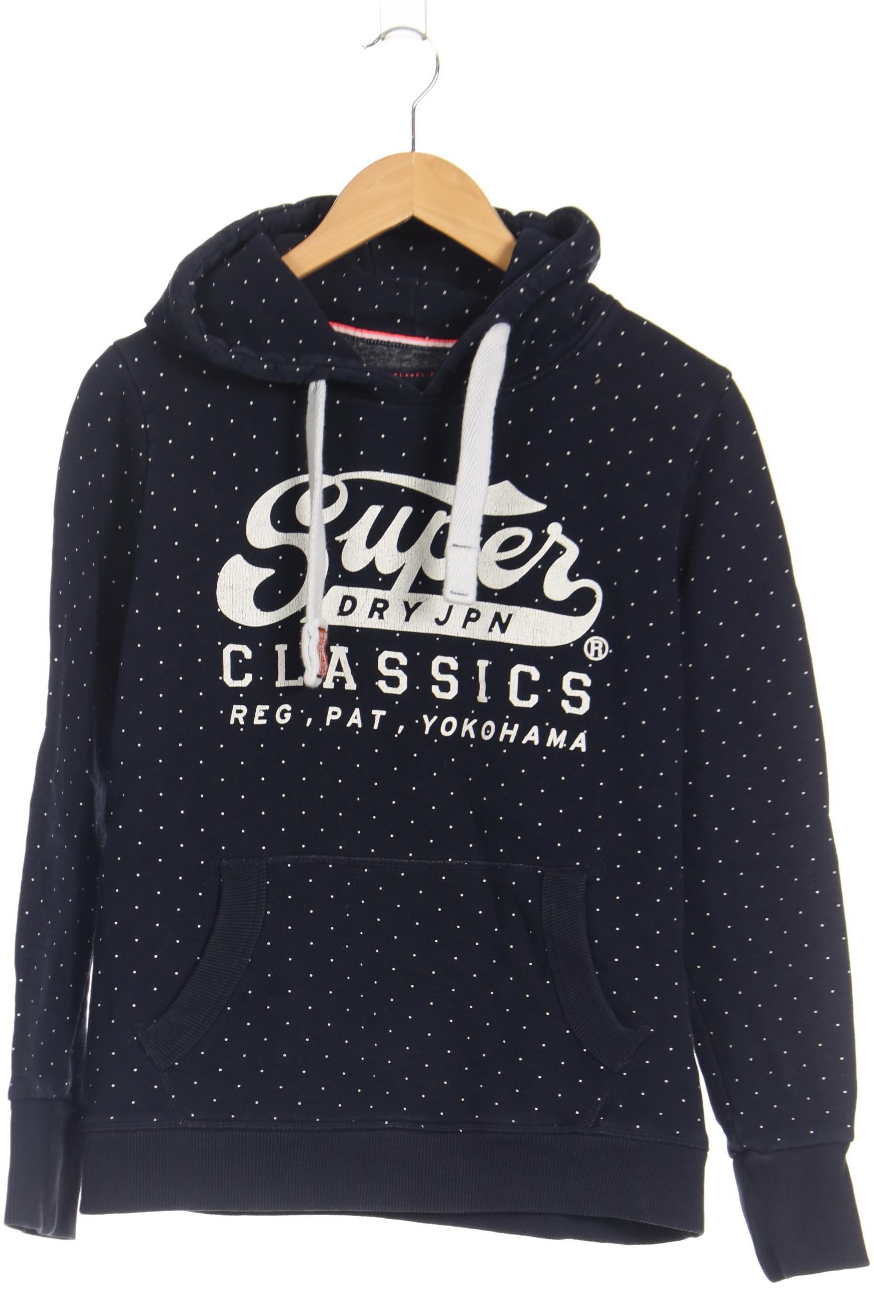 

Superdry Damen Kapuzenpullover, blau, Gr.
