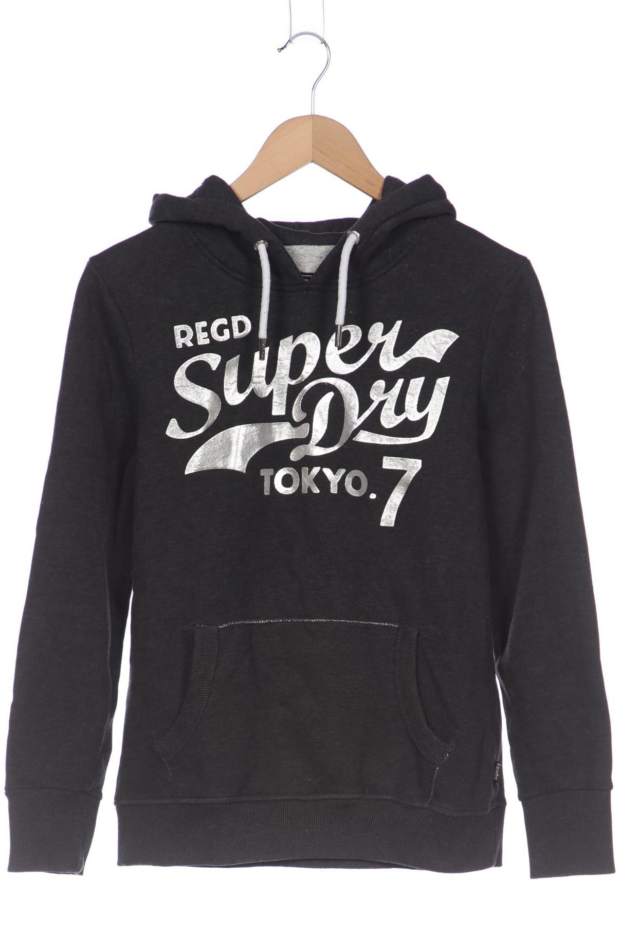 

Superdry Damen Kapuzenpullover, grau, Gr. 40