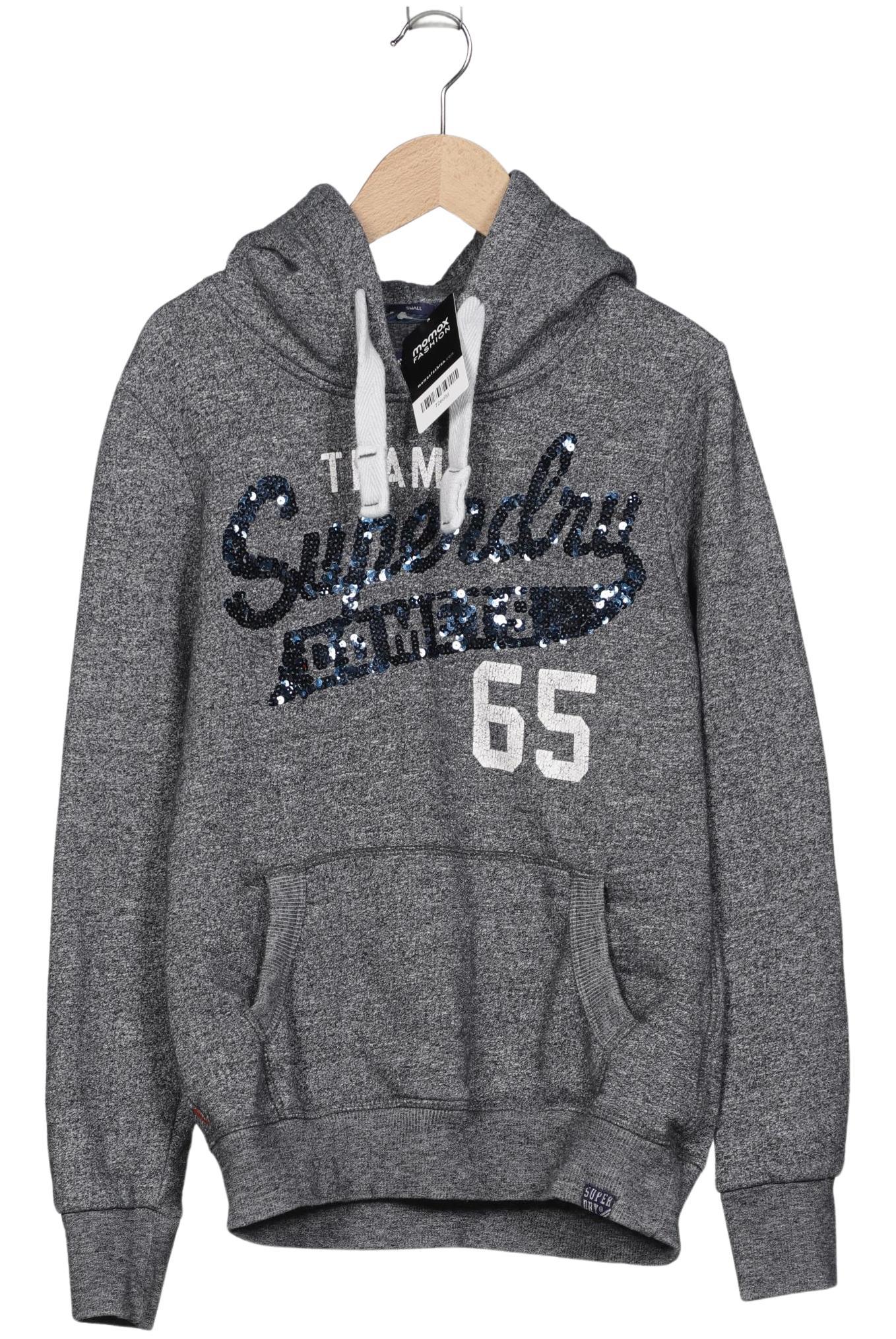 

Superdry Damen Kapuzenpullover, grau, Gr. 36
