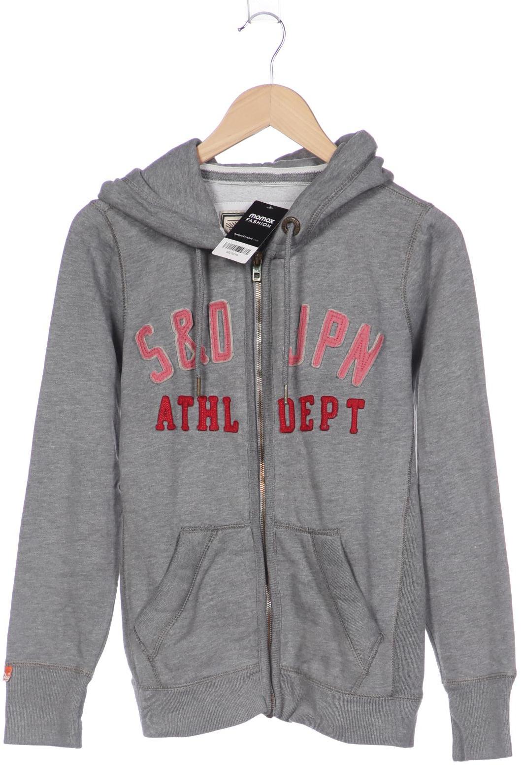 

Superdry Damen Kapuzenpullover, grau, Gr. 38