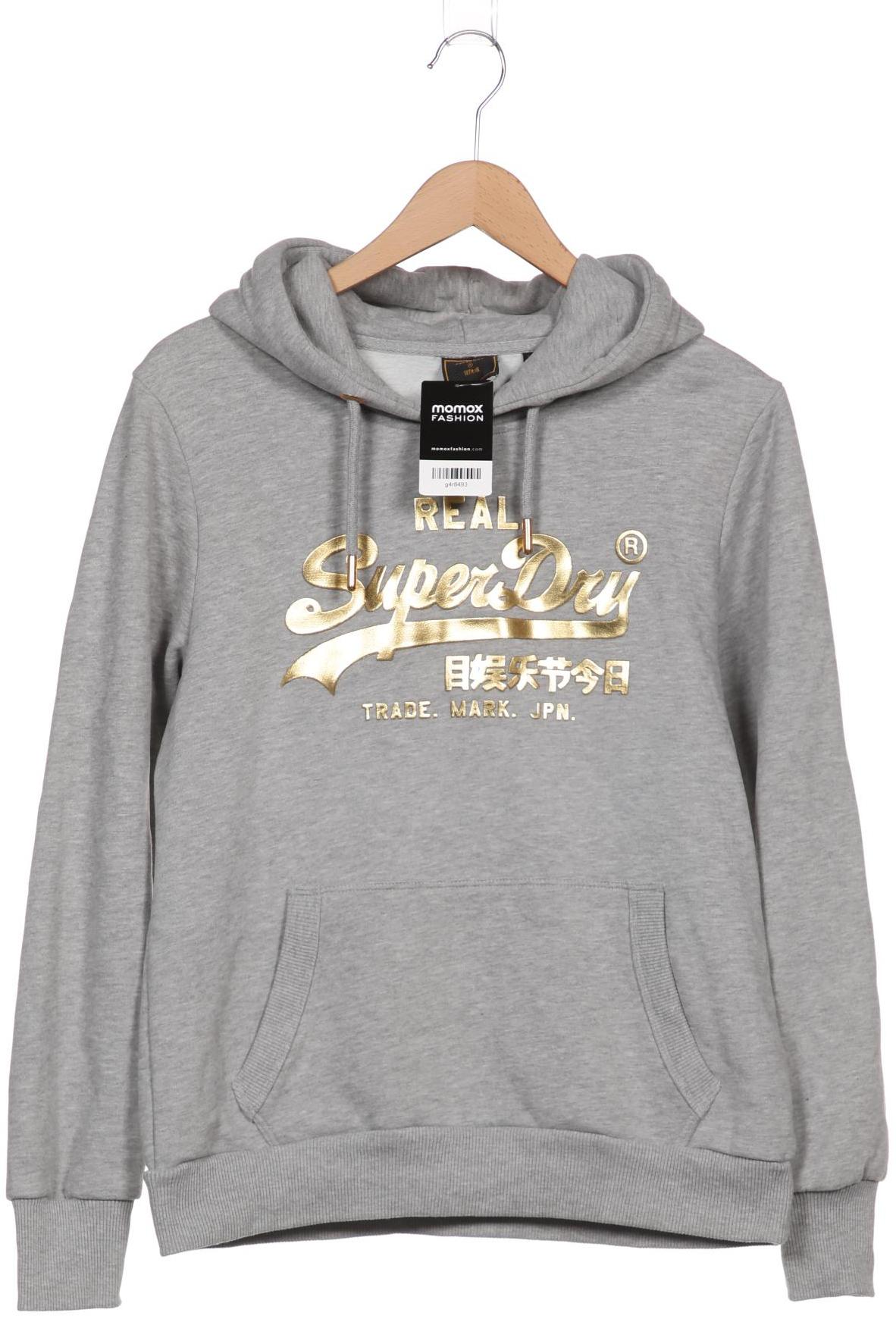 

Superdry Damen Kapuzenpullover, grau, Gr. 44