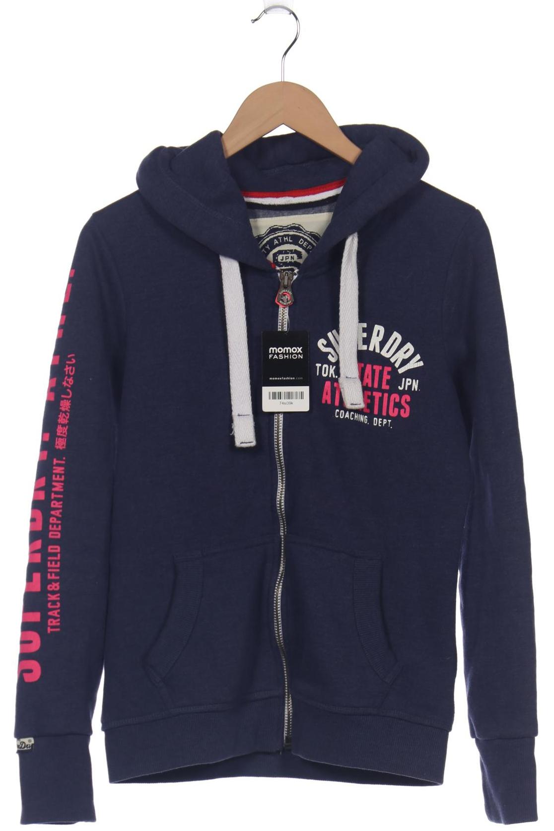 

Superdry Damen Kapuzenpullover, blau, Gr. 38