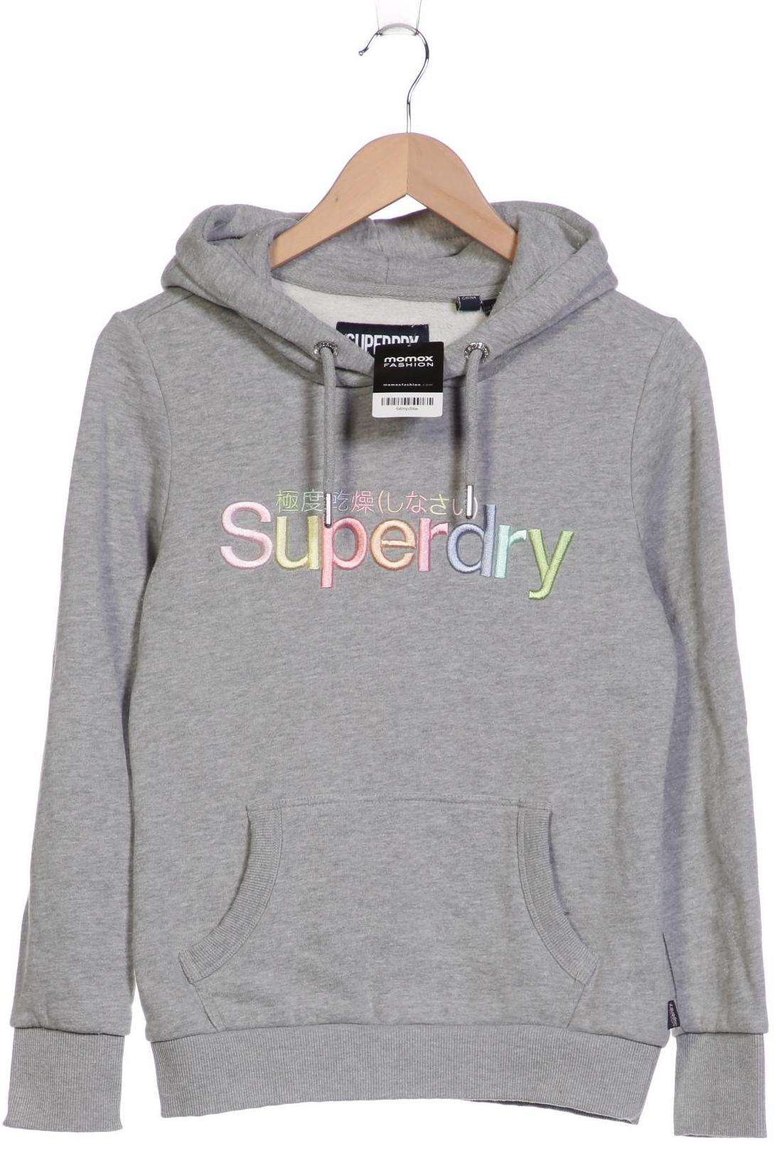 

Superdry Damen Kapuzenpullover, grau, Gr. 38