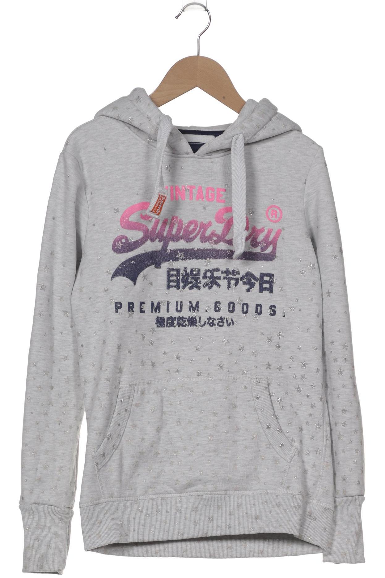 

Superdry Damen Kapuzenpullover, grau, Gr. 36