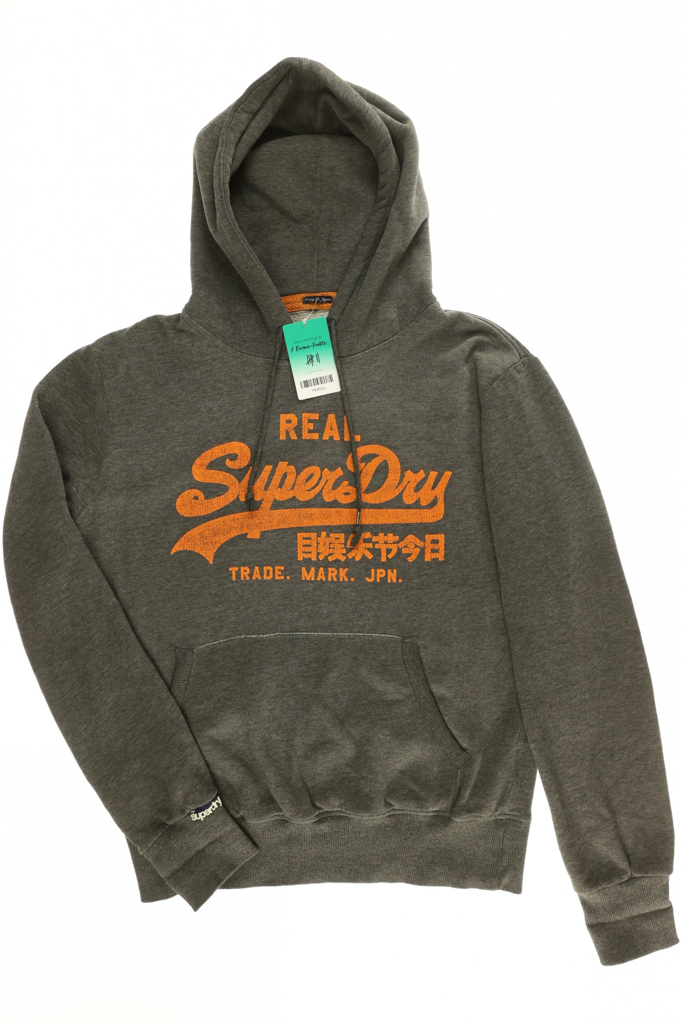 

Superdry Damen Kapuzenpullover, grau, Gr.