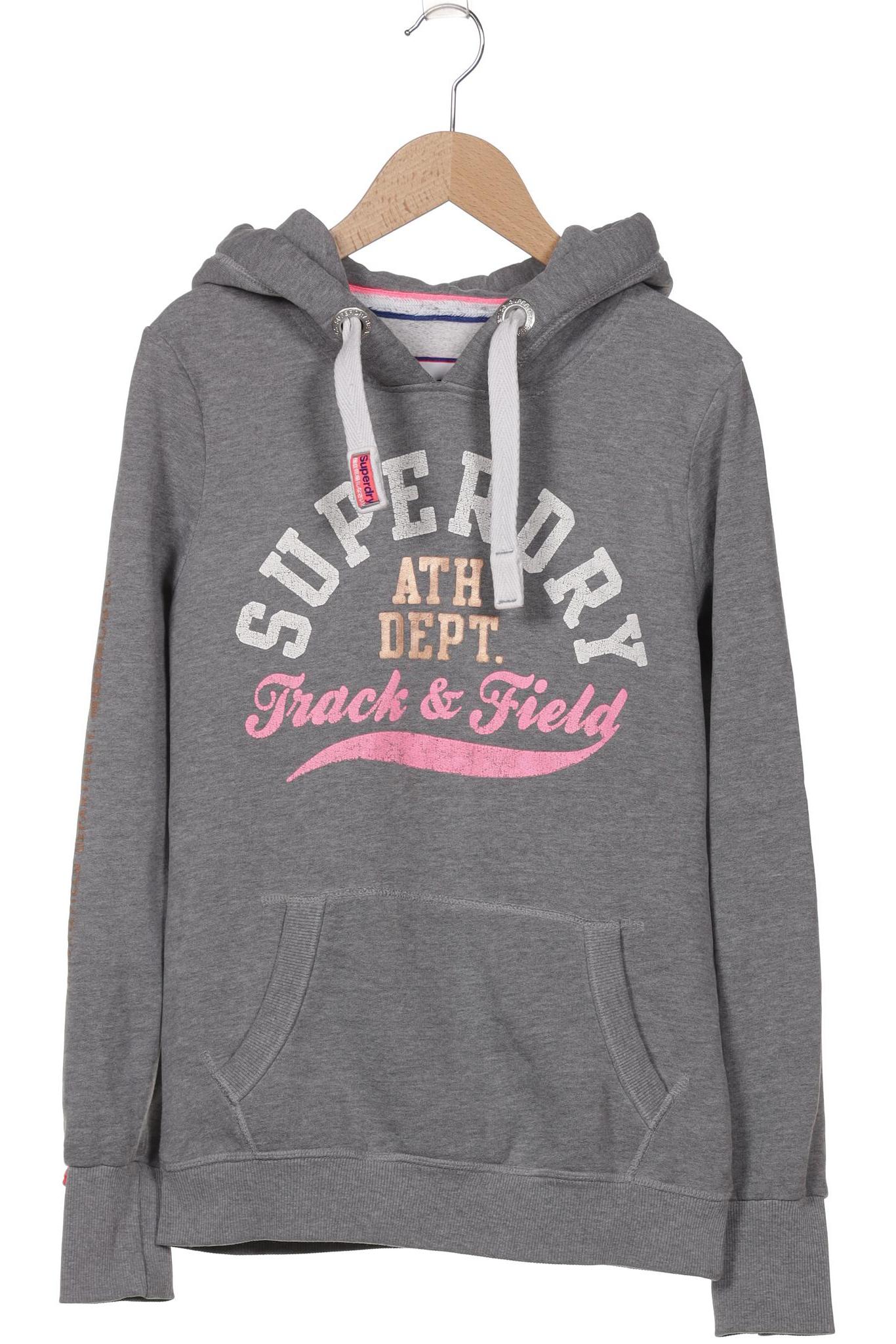 

Superdry Damen Kapuzenpullover, grau, Gr. 36