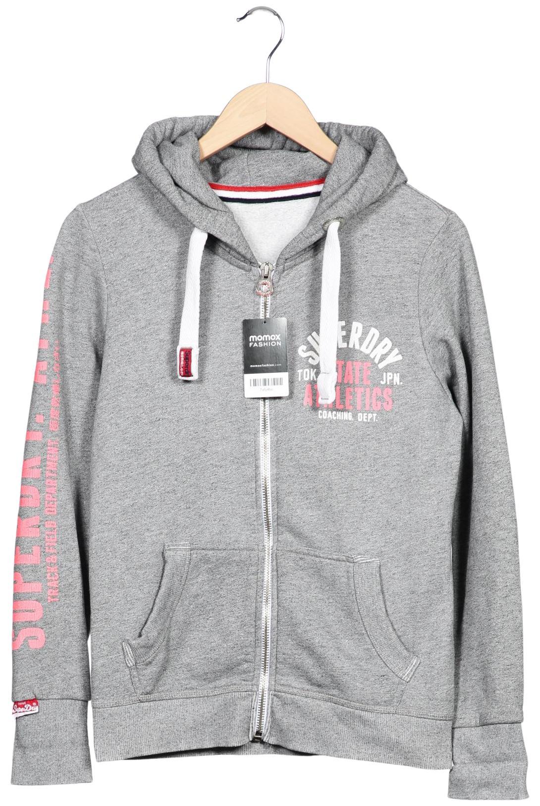 

Superdry Damen Kapuzenpullover, grau, Gr. 42