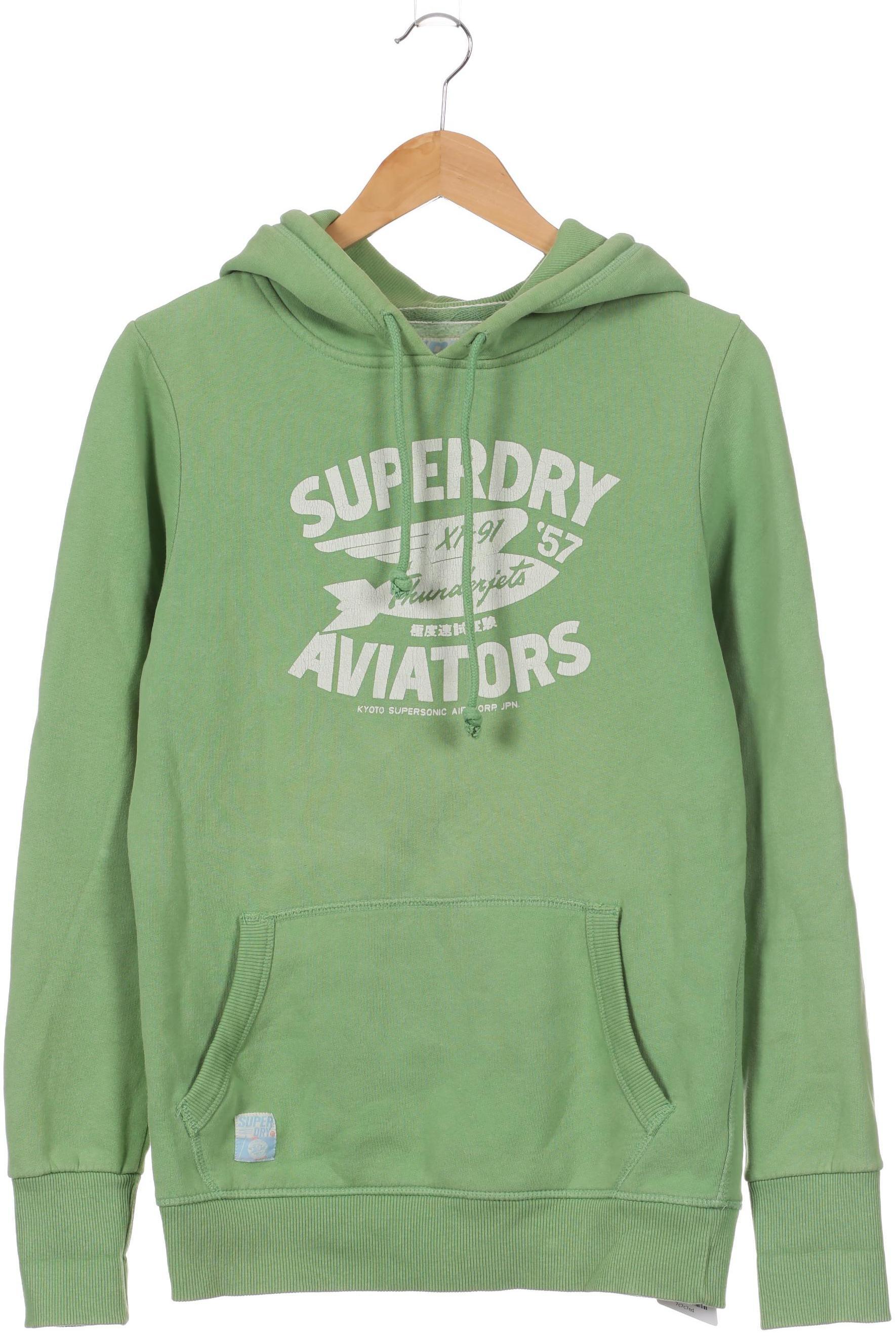 

Superdry Damen Kapuzenpullover, grün, Gr.