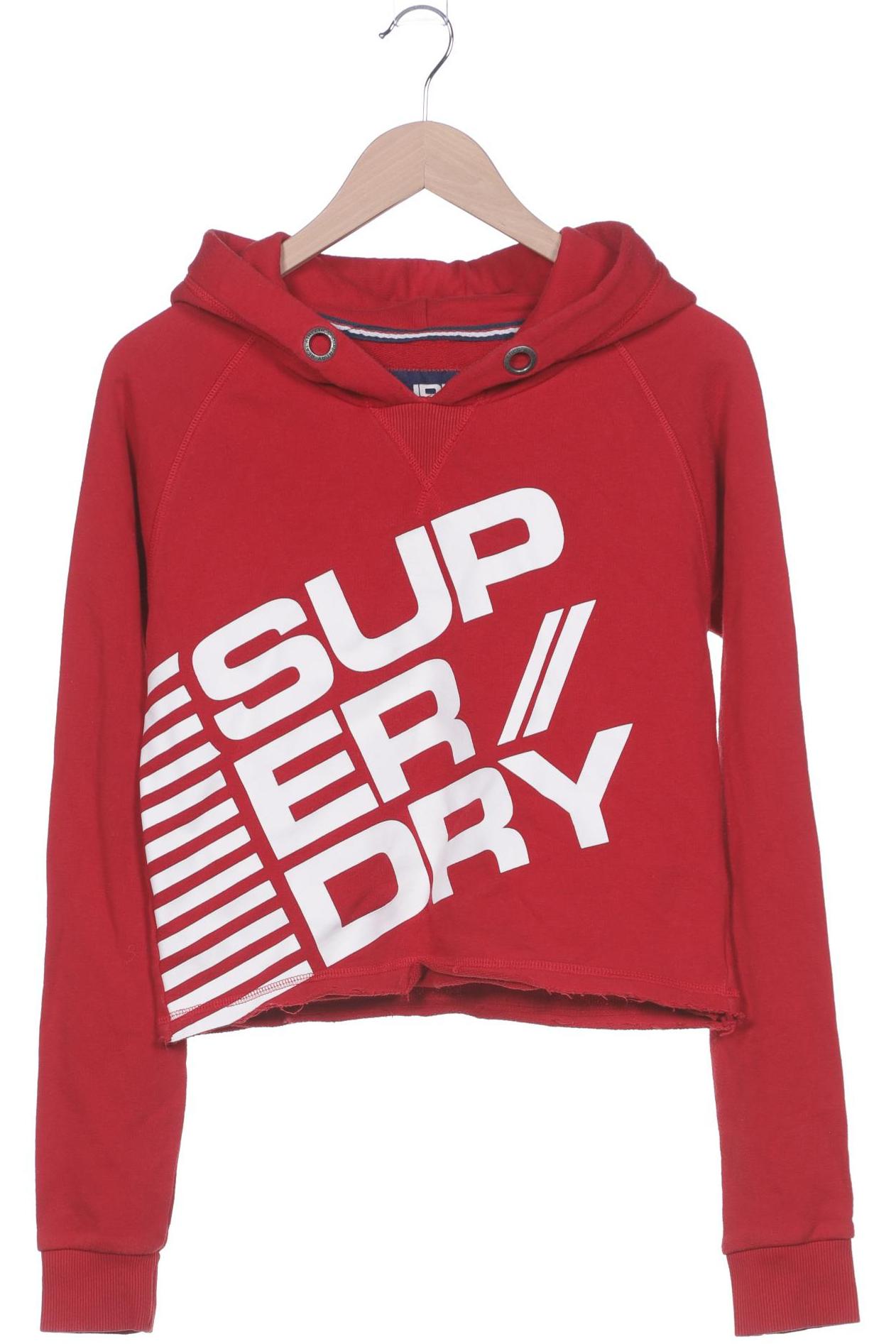 

Superdry Damen Kapuzenpullover, rot, Gr. 36