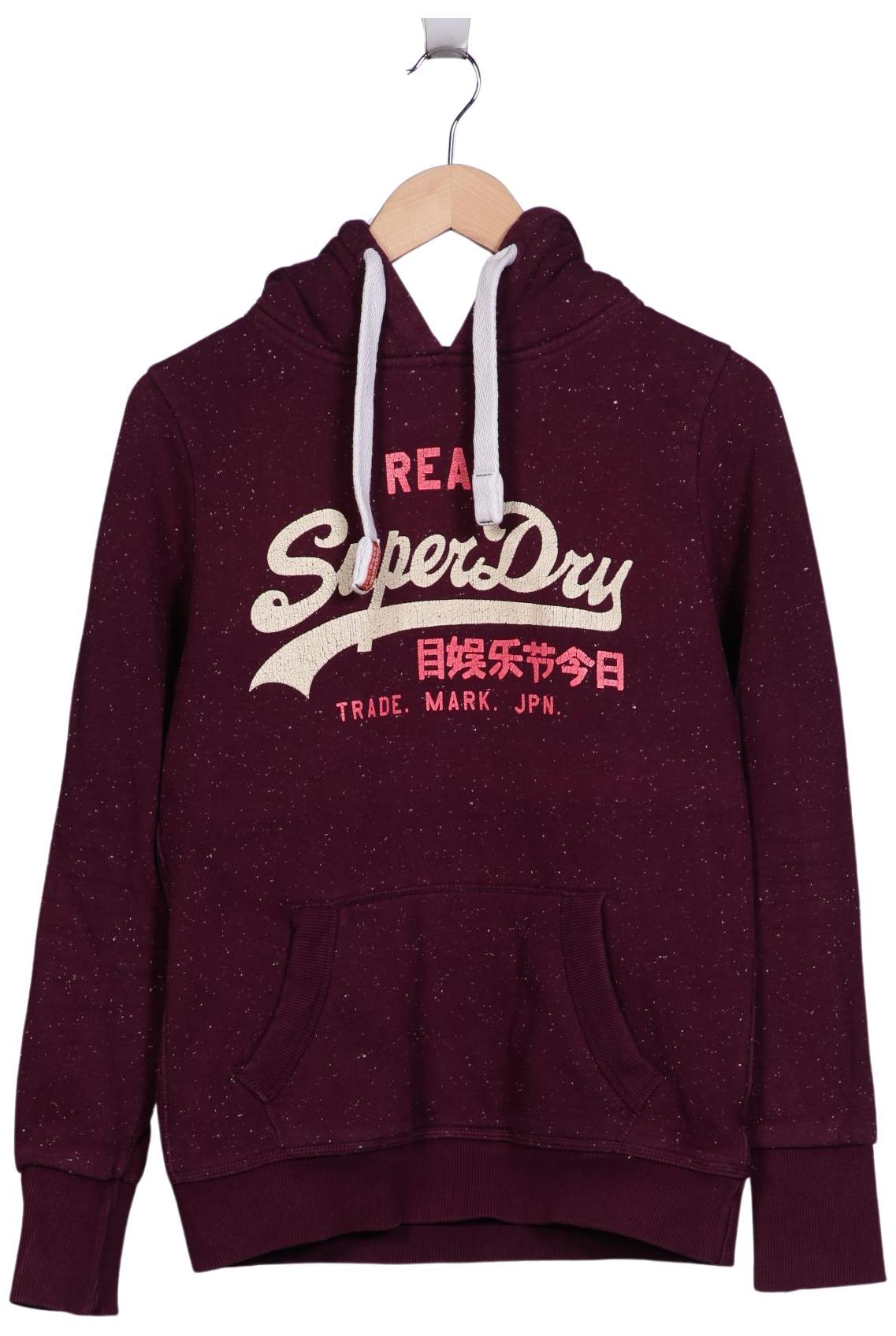 

Superdry Damen Kapuzenpullover, bordeaux, Gr. 38