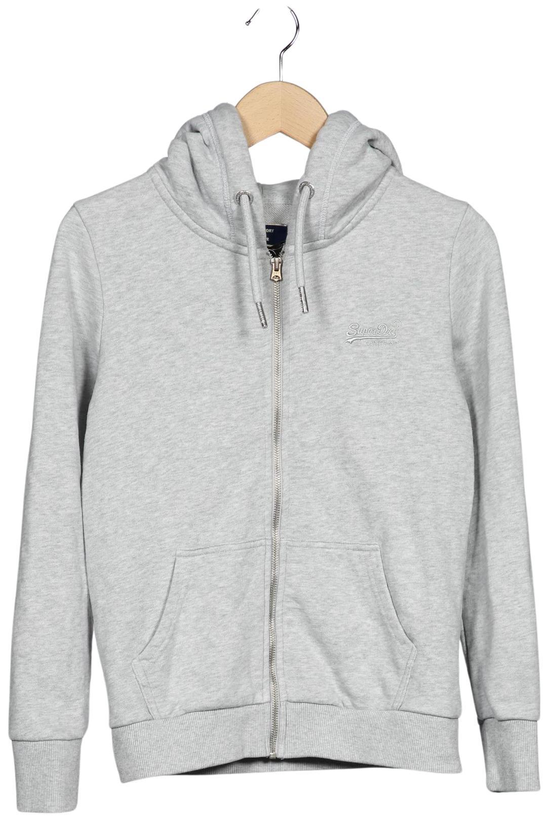

Superdry Damen Kapuzenpullover, grau, Gr. 36