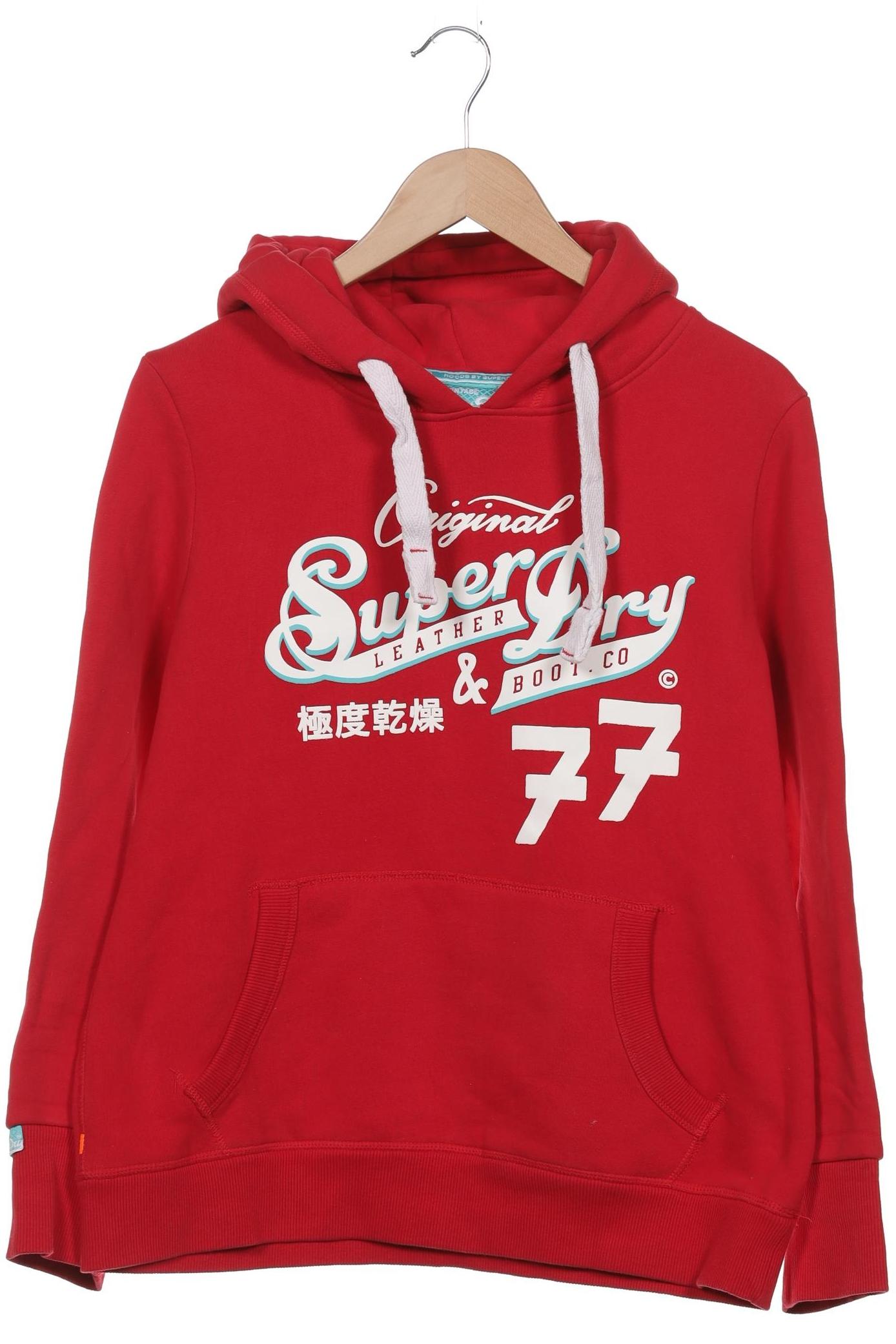 

Superdry Damen Kapuzenpullover, rot, Gr. 44