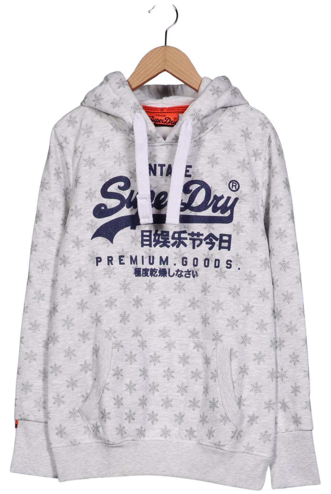 

Superdry Damen Kapuzenpullover, grau, Gr. 36