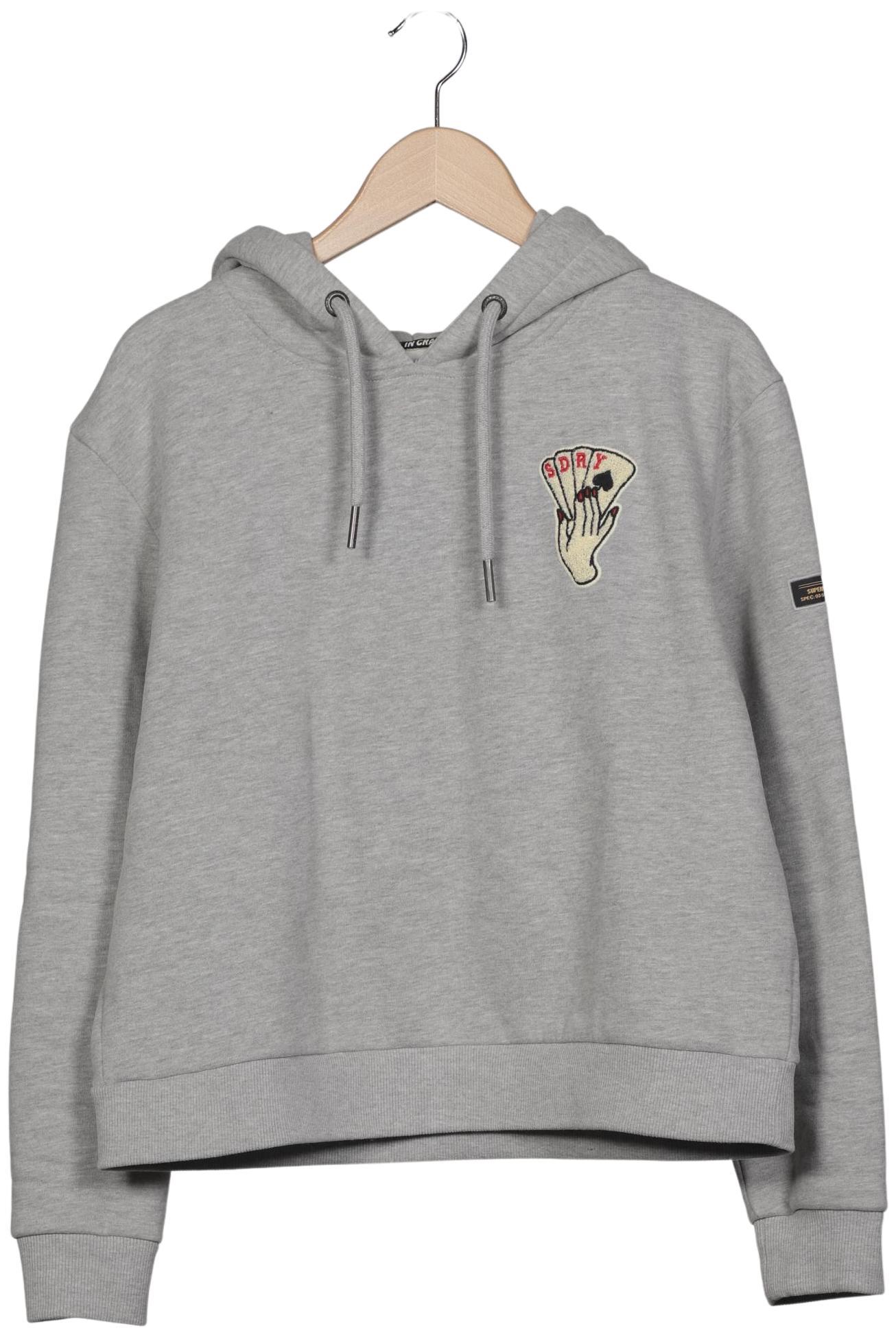 

Superdry Damen Kapuzenpullover, grau, Gr. 42