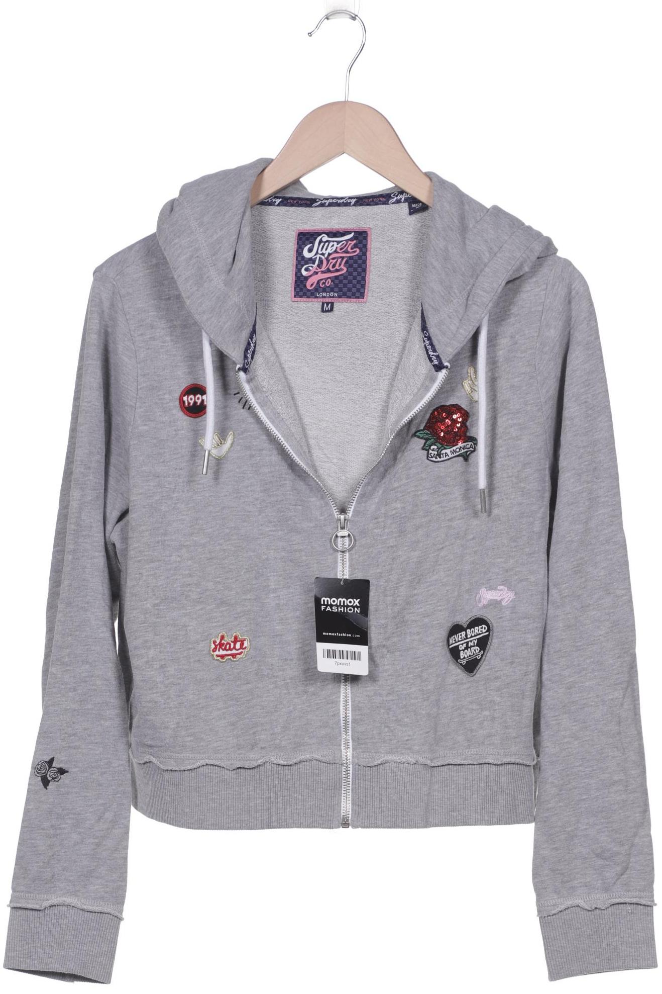 

Superdry Damen Kapuzenpullover, grau, Gr. 40