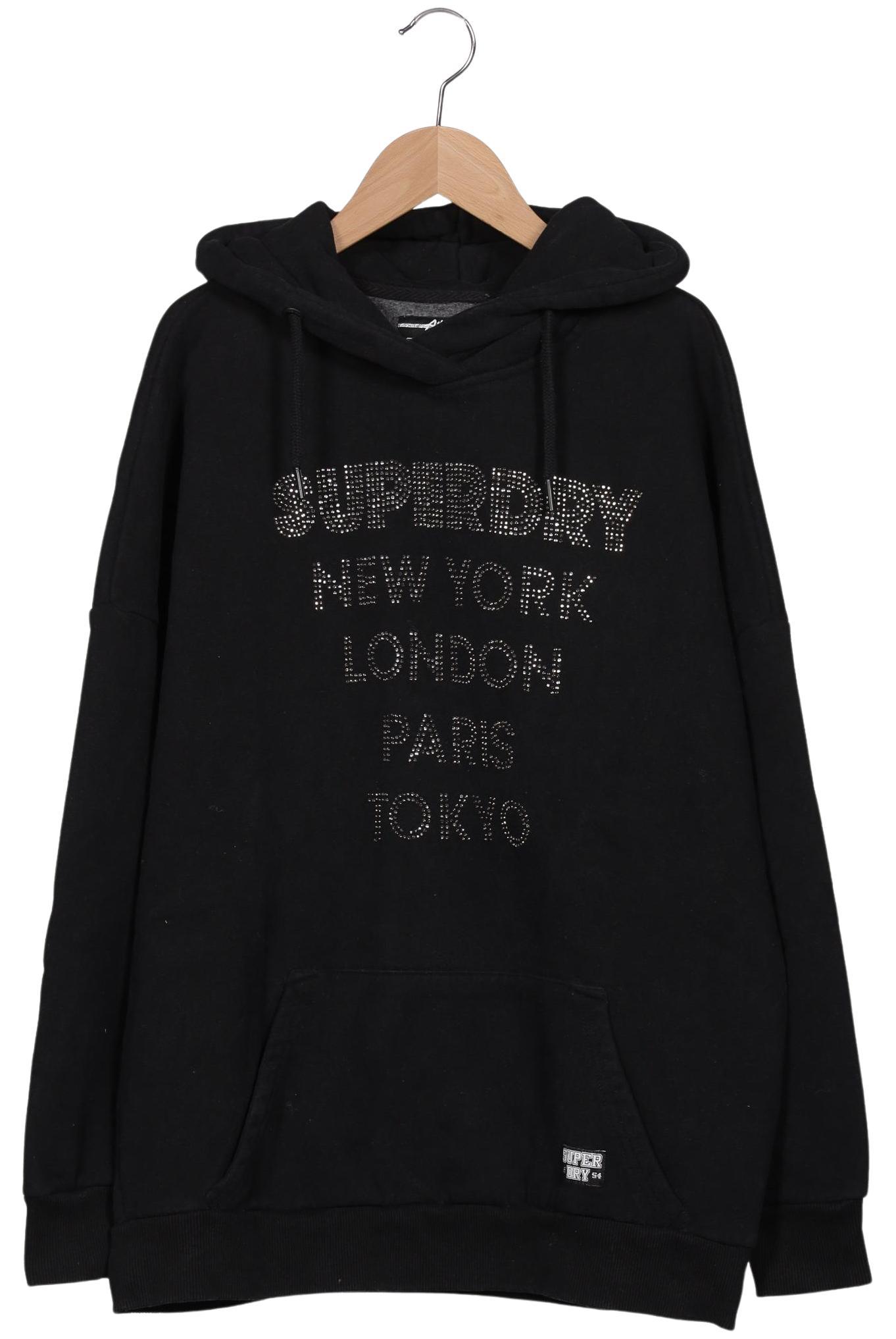 

Superdry Damen Kapuzenpullover, schwarz, Gr. 38