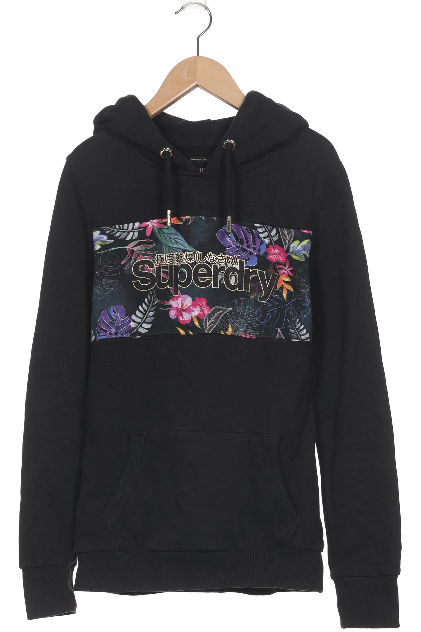 

Superdry Damen Kapuzenpullover, schwarz, Gr. 38