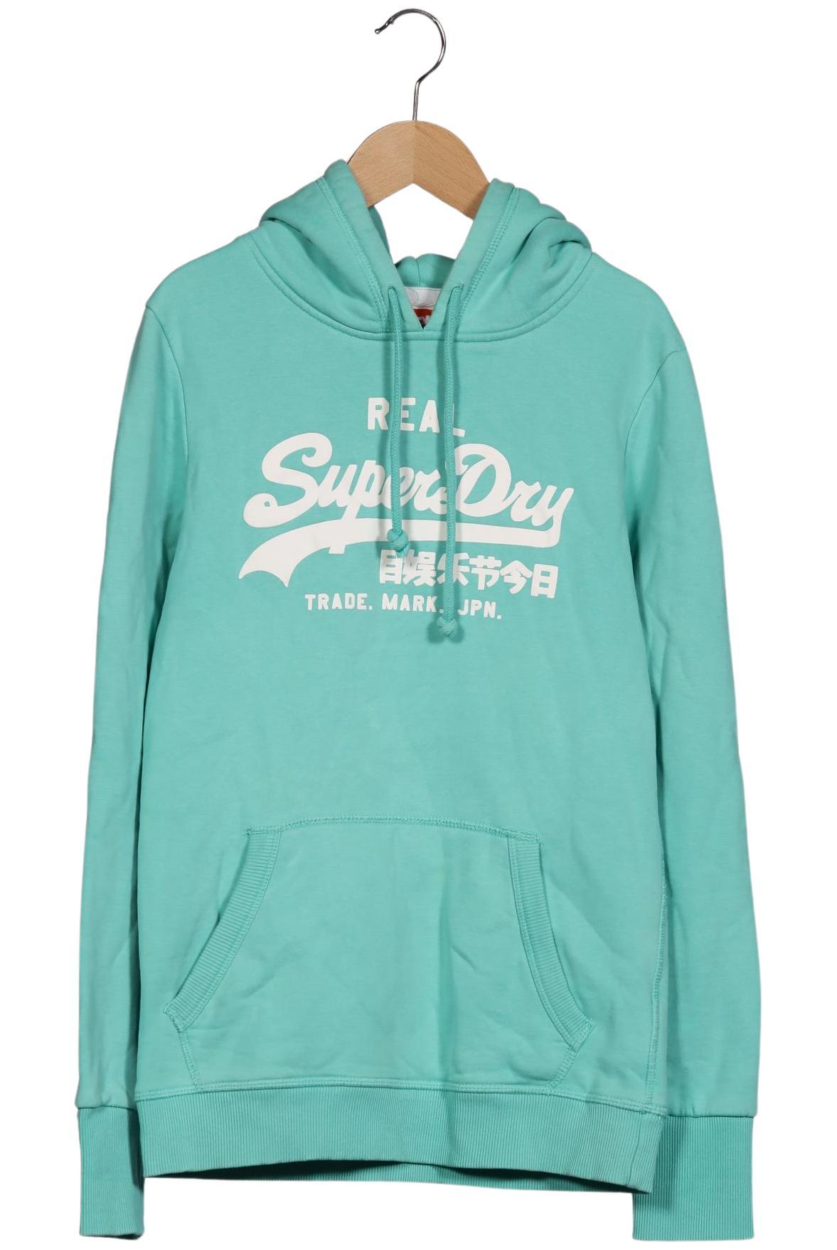 

Superdry Damen Kapuzenpullover, türkis, Gr. 38
