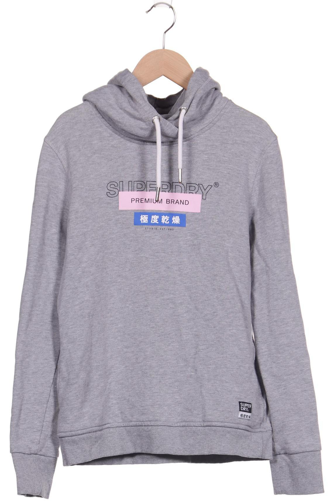

Superdry Damen Kapuzenpullover, grau, Gr. 38