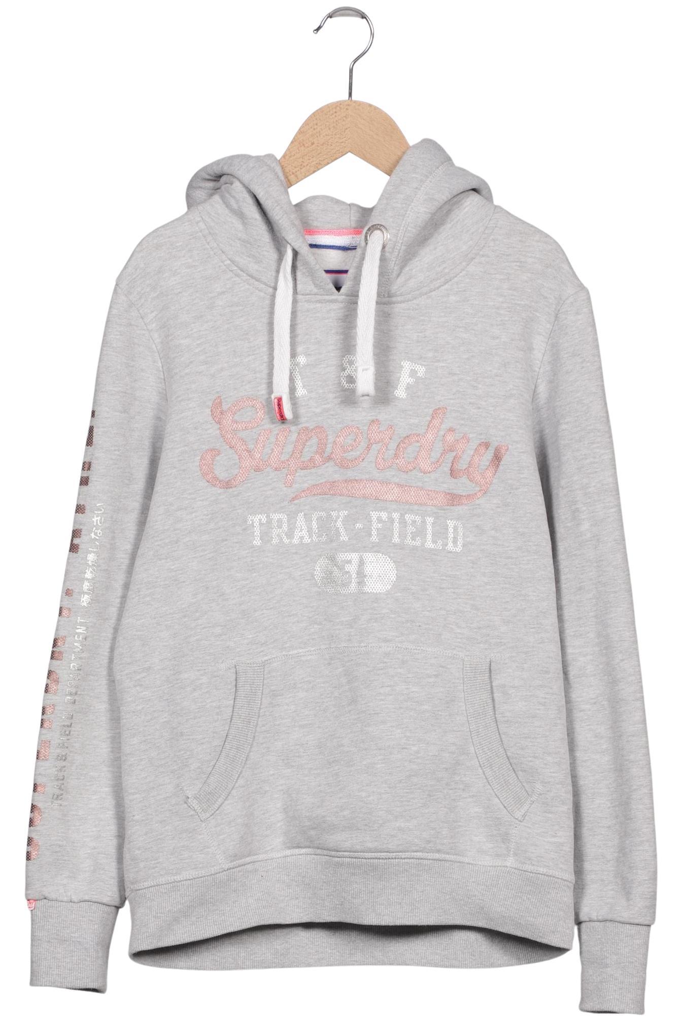 

Superdry Damen Kapuzenpullover, grau, Gr. 40