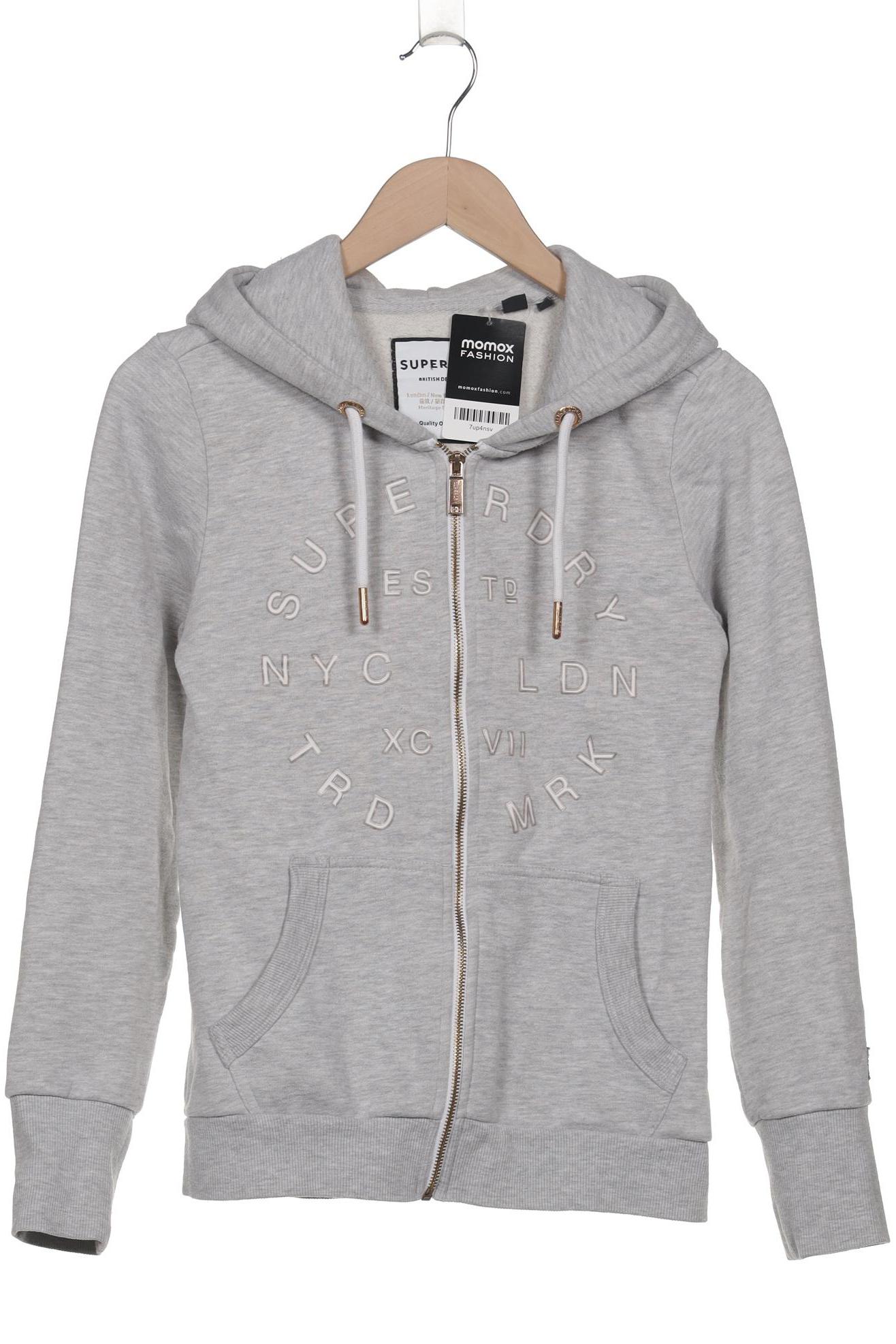 

Superdry Damen Kapuzenpullover, grau, Gr. 40
