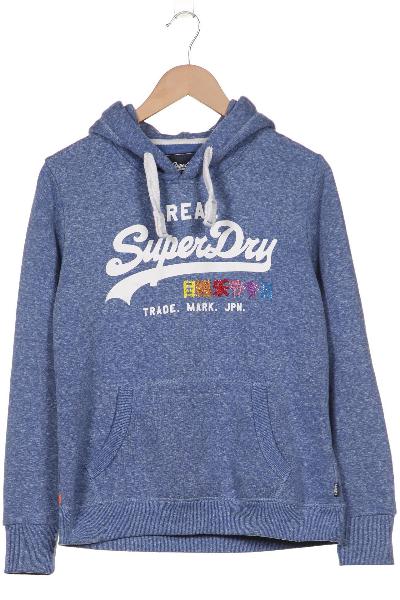 

Superdry Damen Kapuzenpullover, blau, Gr. 44