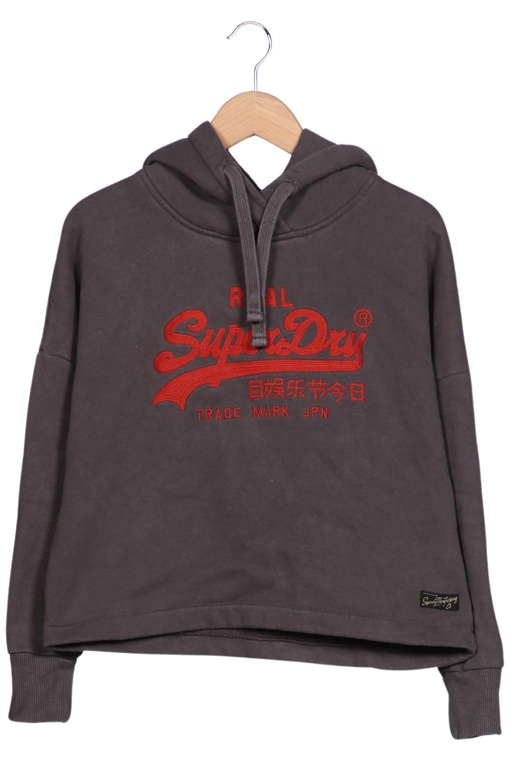 

Superdry Damen Kapuzenpullover, grau, Gr. 36