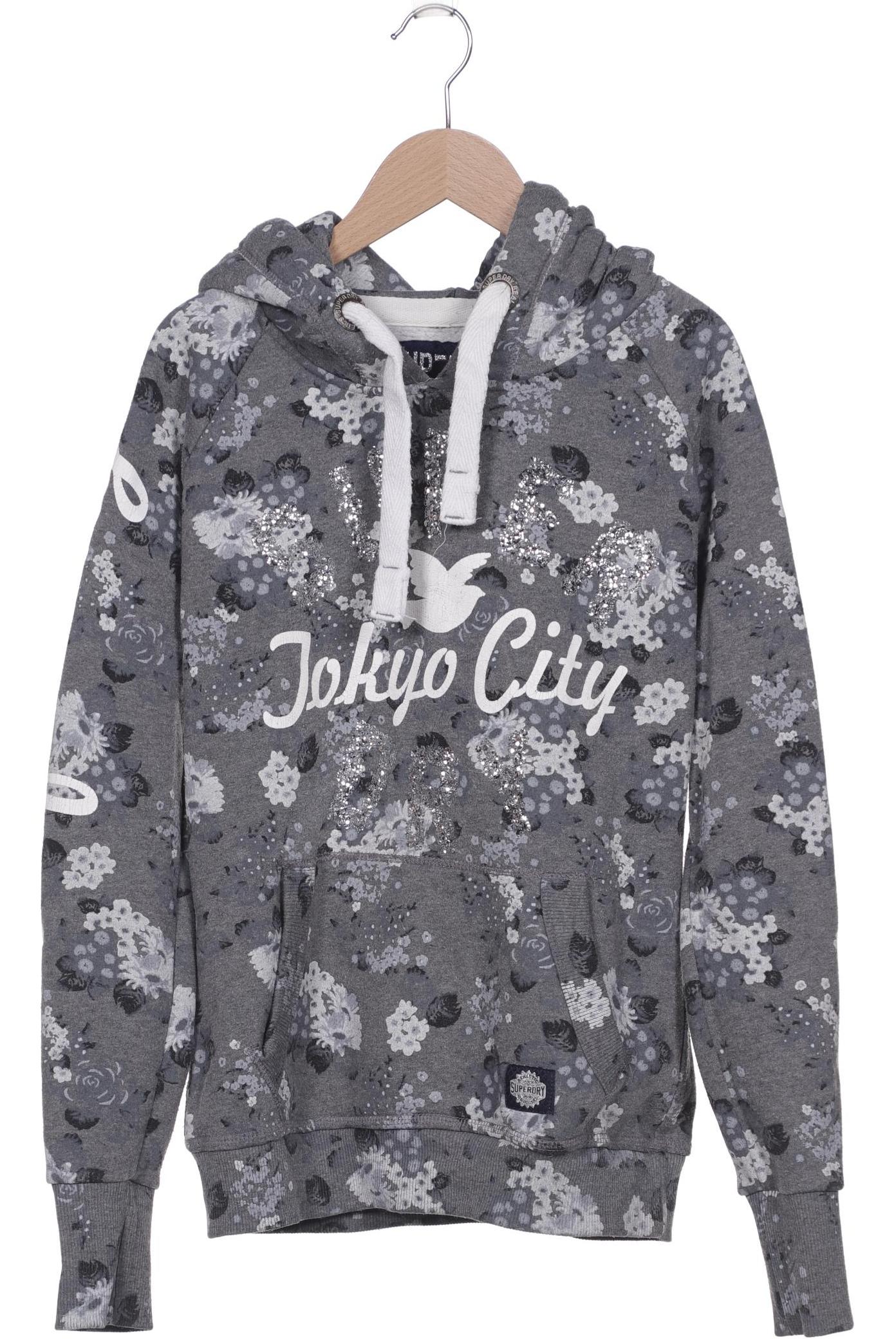 

Superdry Damen Kapuzenpullover, grau, Gr. 36