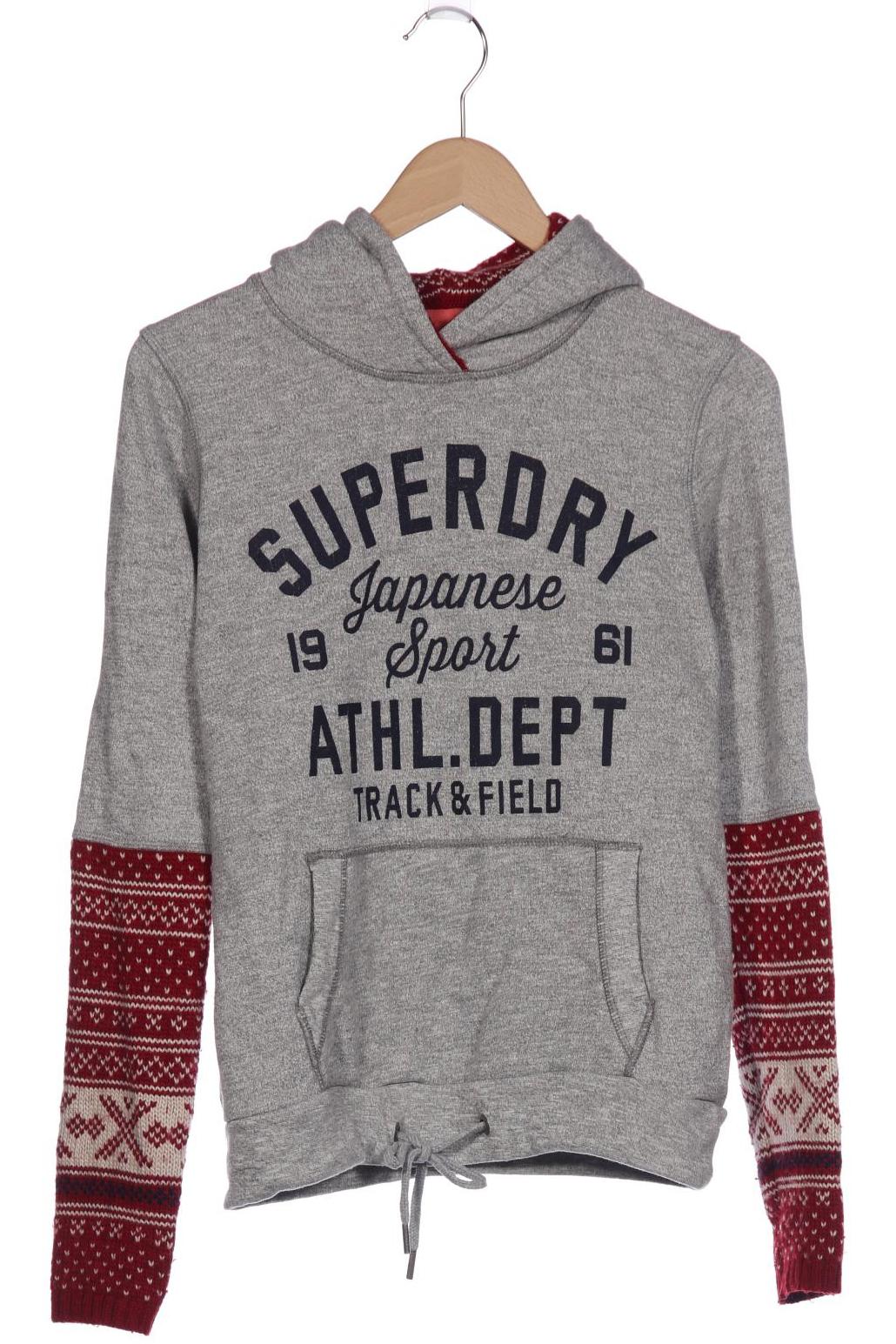 

Superdry Damen Kapuzenpullover, grau