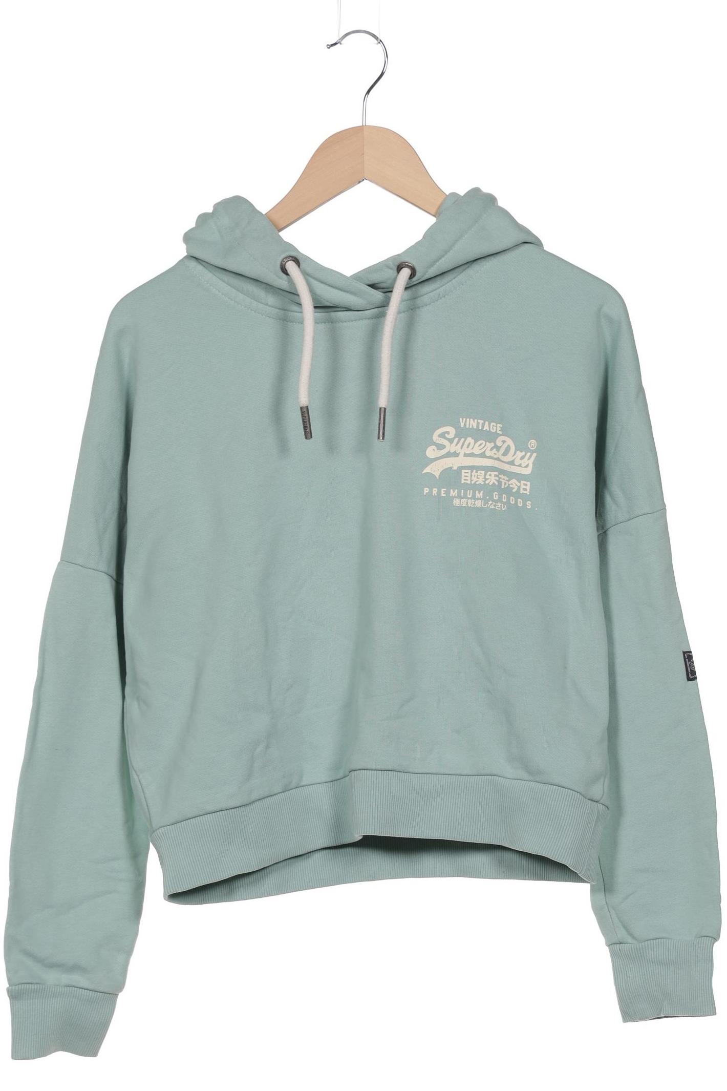 

Superdry Damen Kapuzenpullover, türkis, Gr. 38