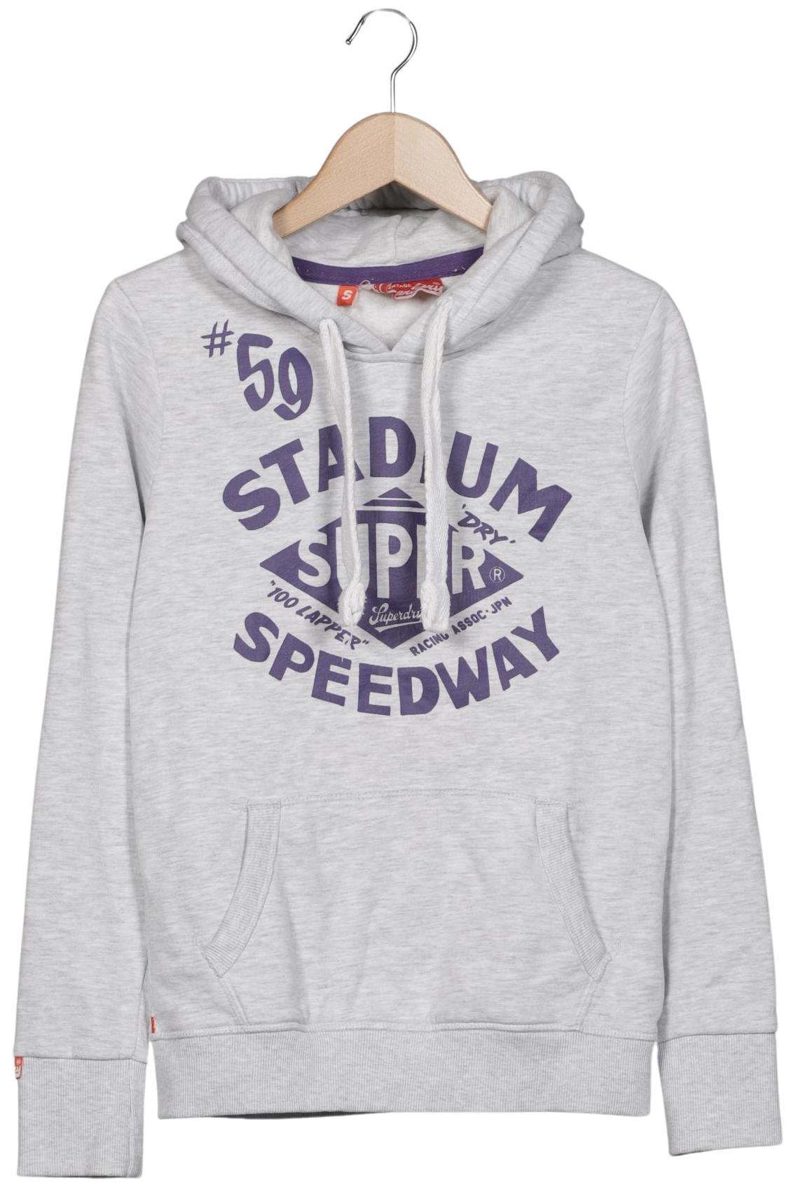 

Superdry Damen Kapuzenpullover, grau, Gr. 36