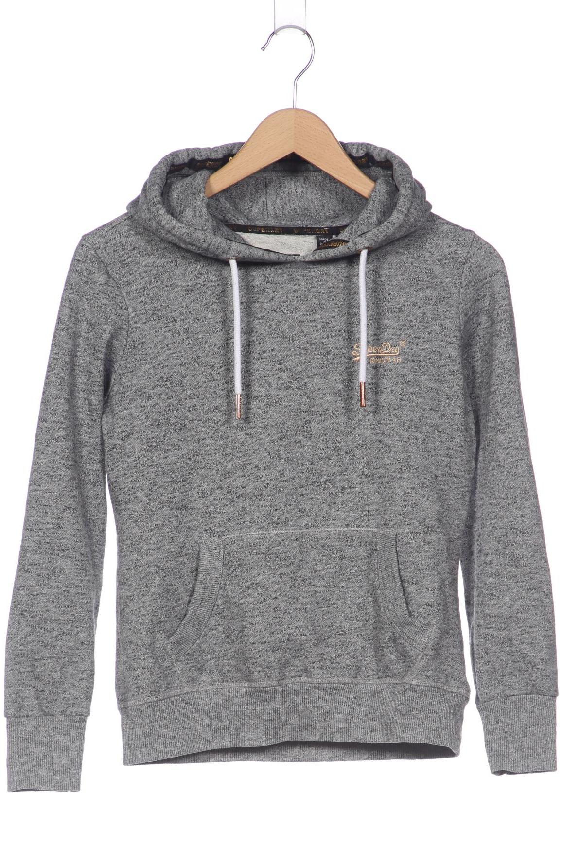 

Superdry Damen Kapuzenpullover, grau, Gr. 38