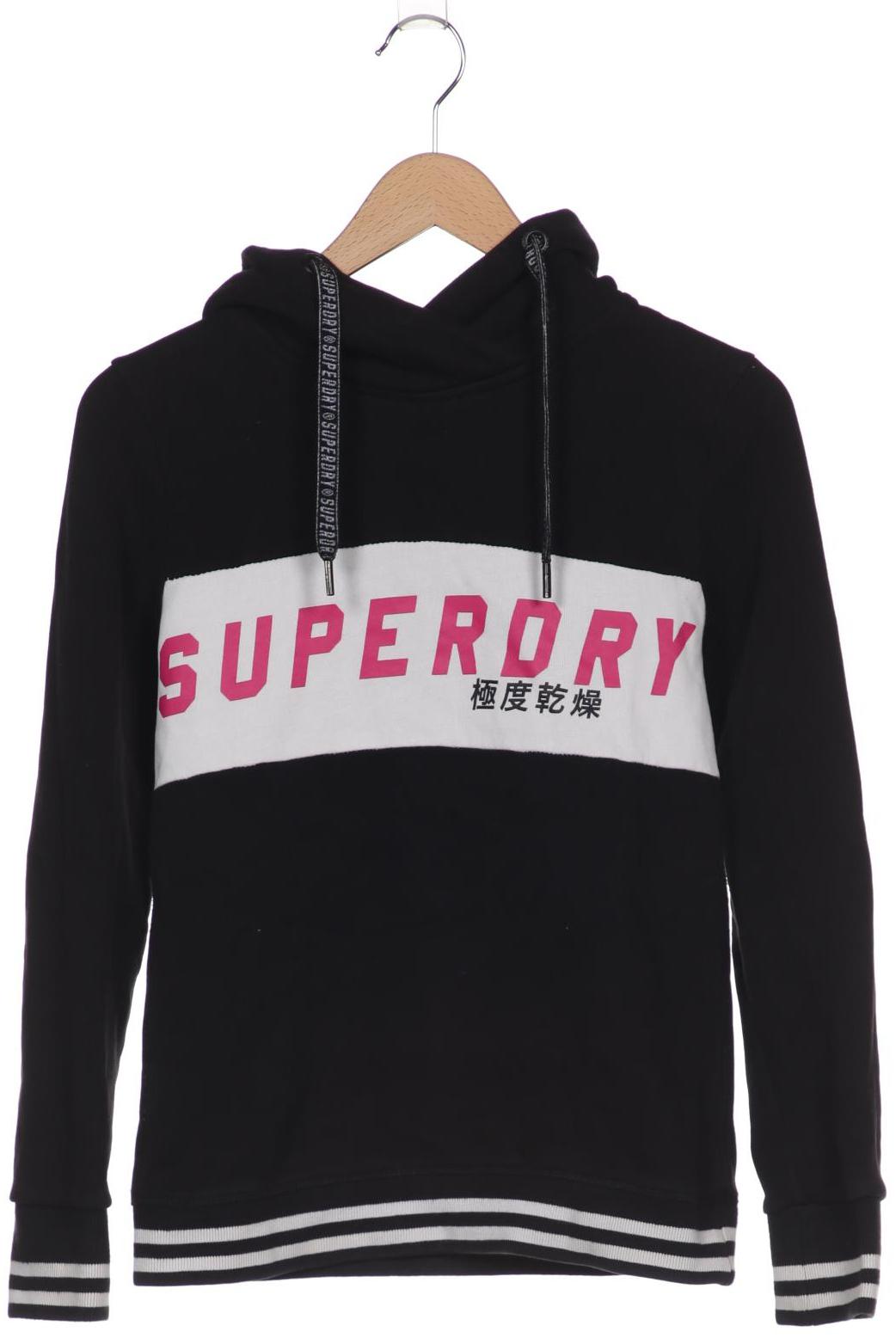 

Superdry Damen Kapuzenpullover, schwarz, Gr. 34