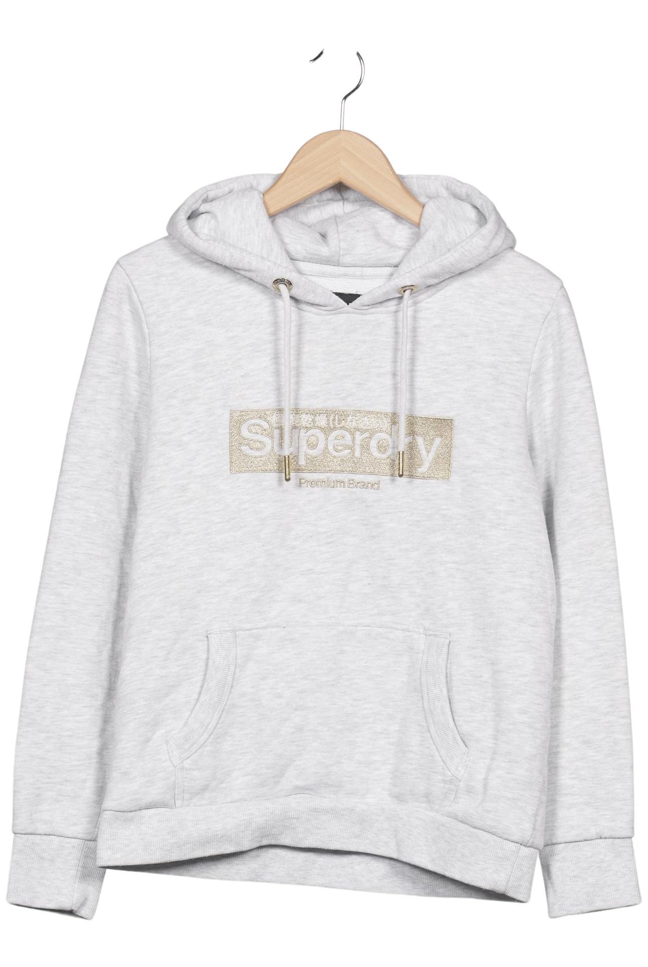 

Superdry Damen Kapuzenpullover, grau, Gr. 42