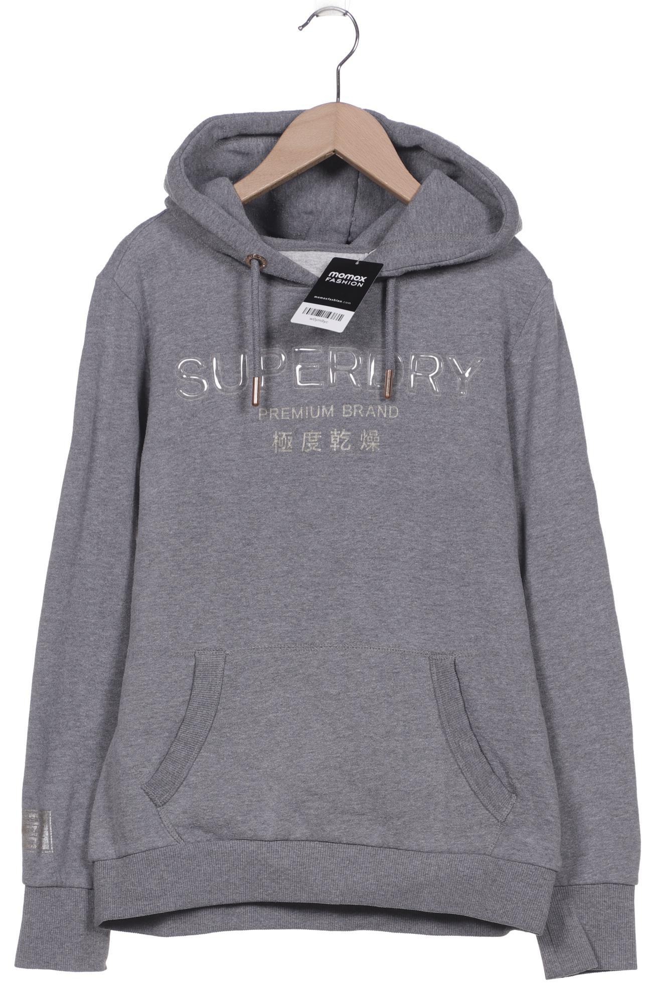 

Superdry Damen Kapuzenpullover, grau, Gr. 40