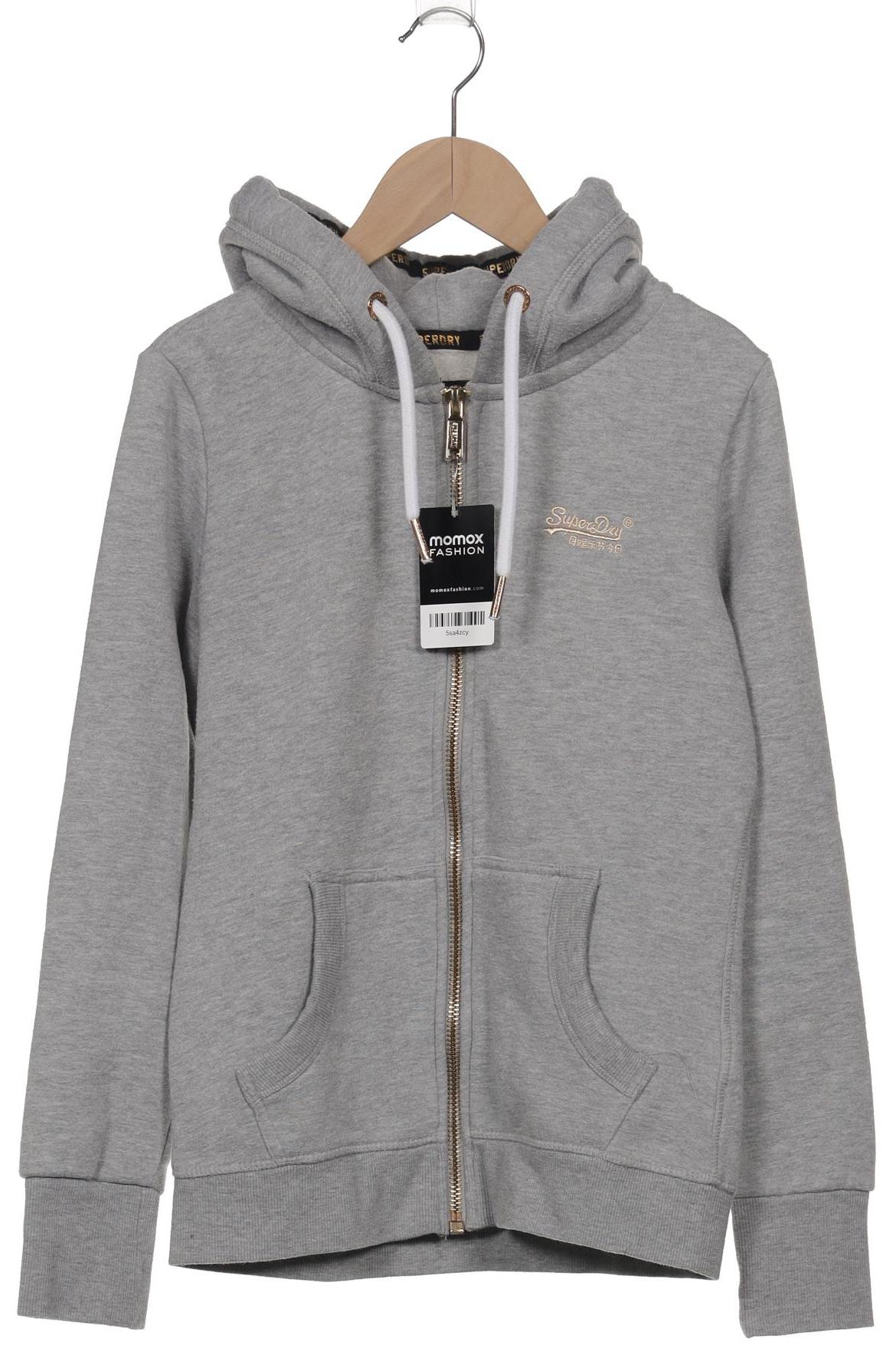 

Superdry Damen Kapuzenpullover, grau, Gr. 38