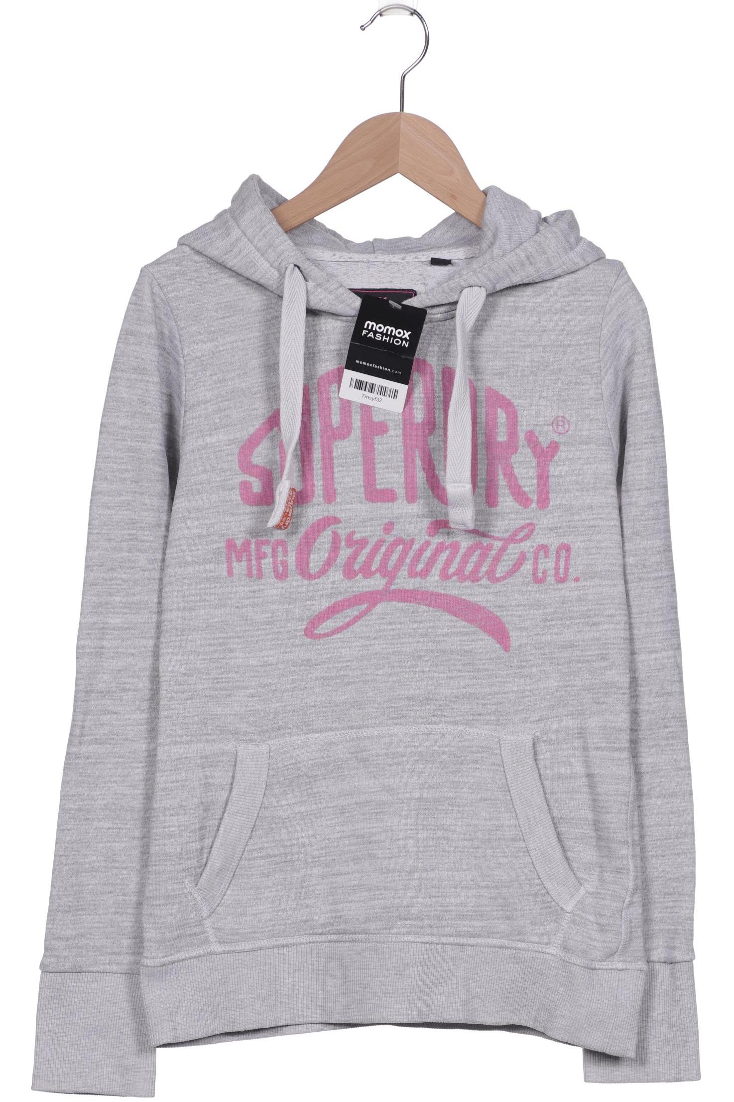 

Superdry Damen Kapuzenpullover, grau, Gr. 36